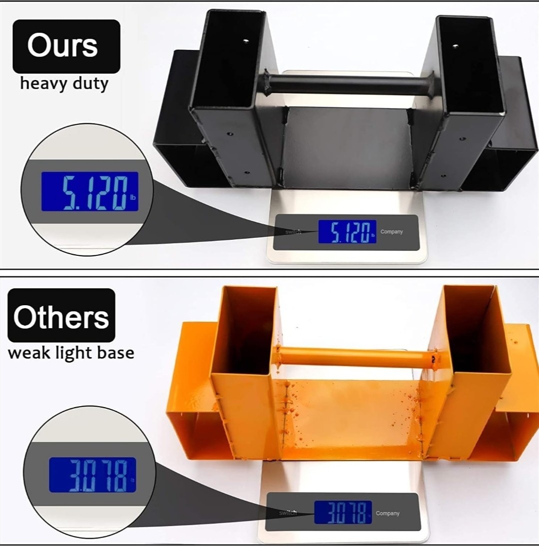 Outdoor Firewood Log Storage Rack Bracket Kit,Fireplace Wood Storage Holder-A...