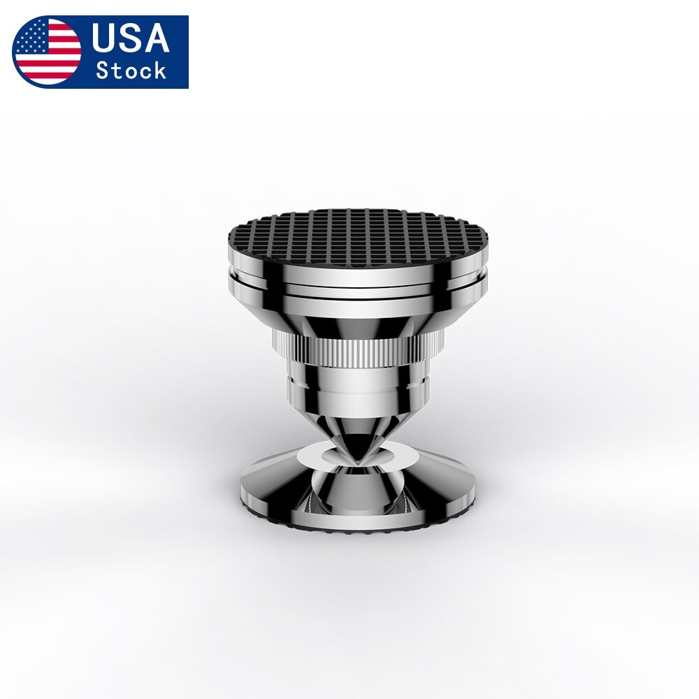 4Pcs Adjustable Stainless Steel HIFI Speaker Turntable Isolation Stand Feet Pad