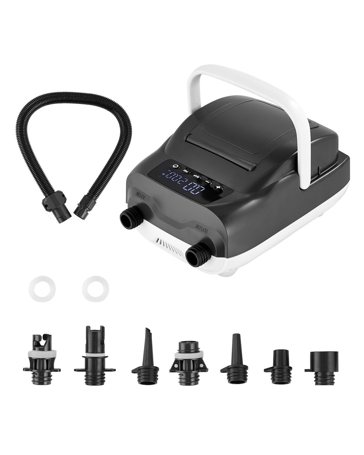 VEVOR Paddle Board Pump 20PSI Electric SUP Air Pump with Auto-Off for Inflatable