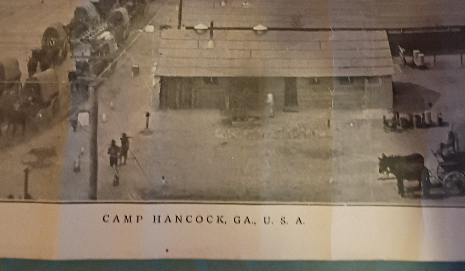1918 Camp Hancock GA Photo PA National Guard 28th Infantry Div Mobilization Camp