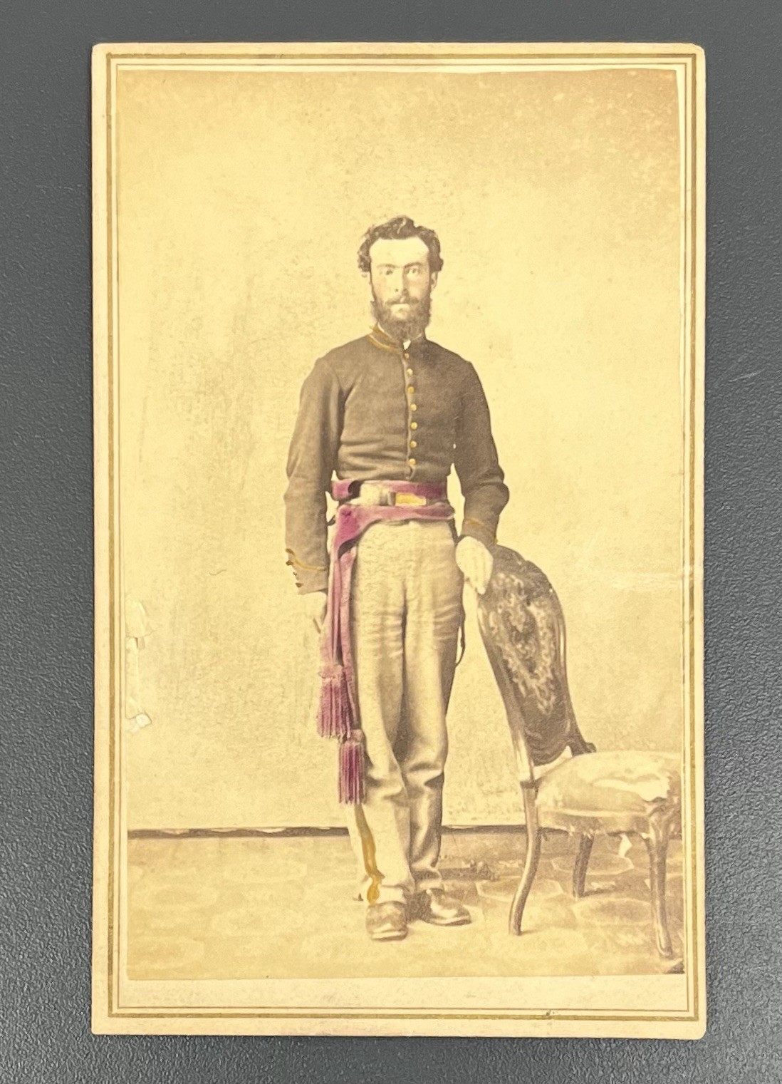 Civil War Soldier’s CVD Image - Lt. John Potts Wounded Antietam & Fredericksburg
