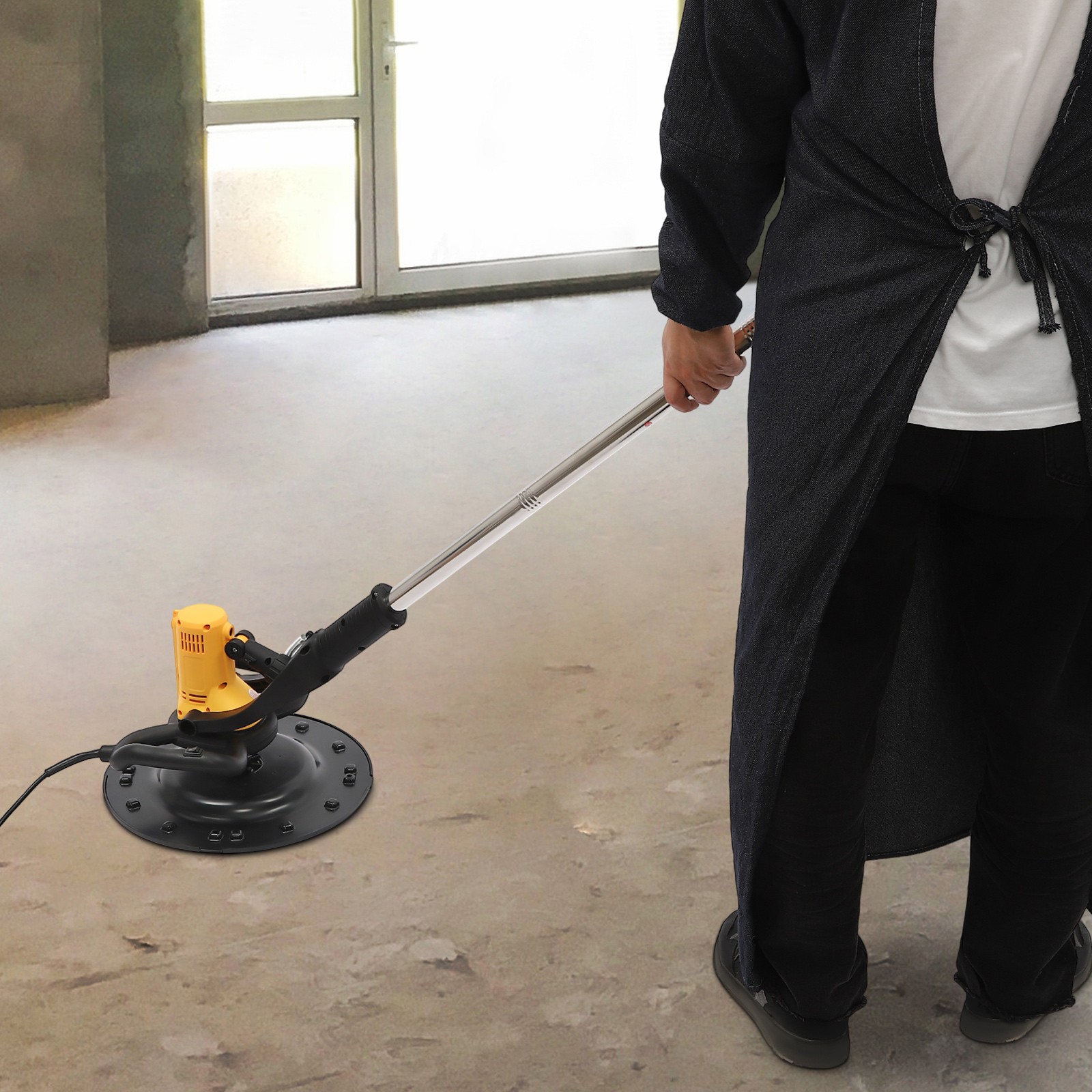 110V Concrete Polishing Machine Smoothing Polishing Machine 6 Variable Speed