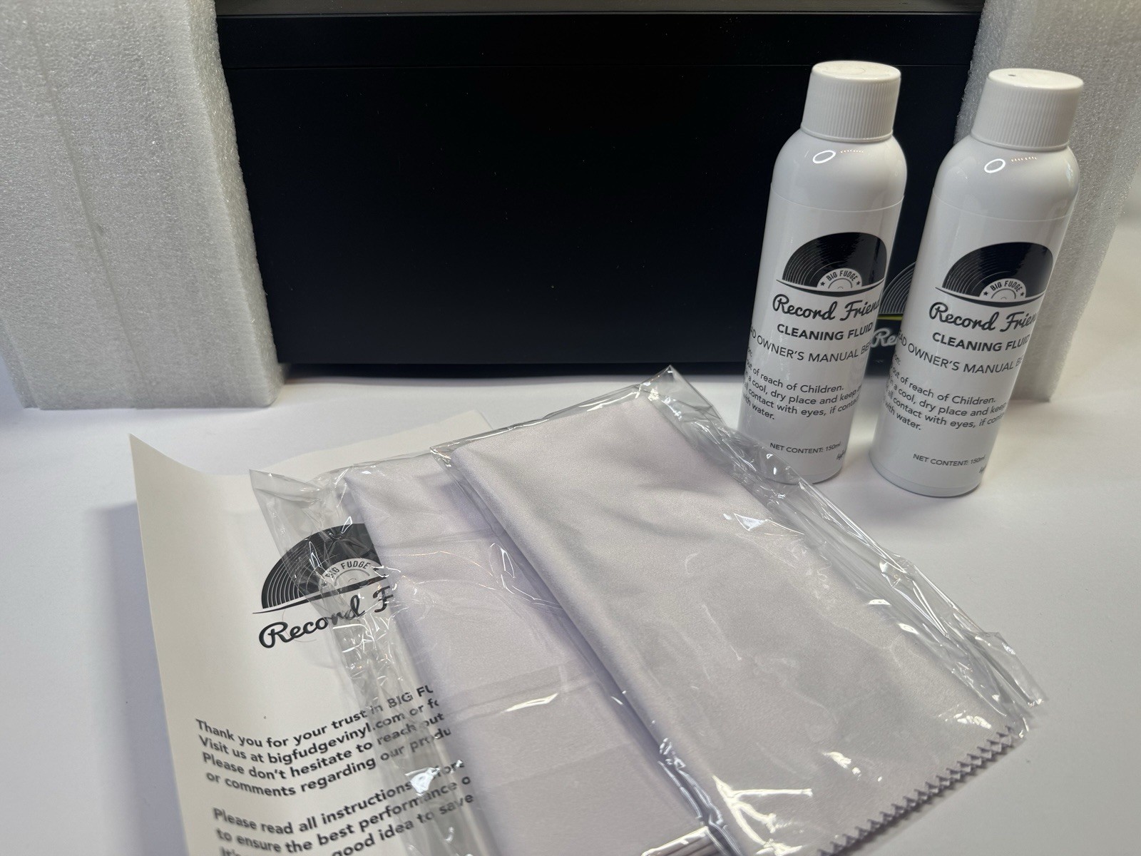 Big Fudge Record Friend Vinyl Record Deep Cleaning System New Open Box