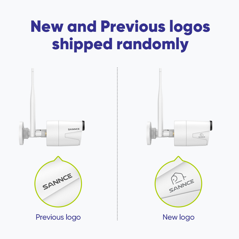 SANNCE Wireless 3MP Two Way Audio IP Security Camera System 5MP 8CH NVR WIFI AI