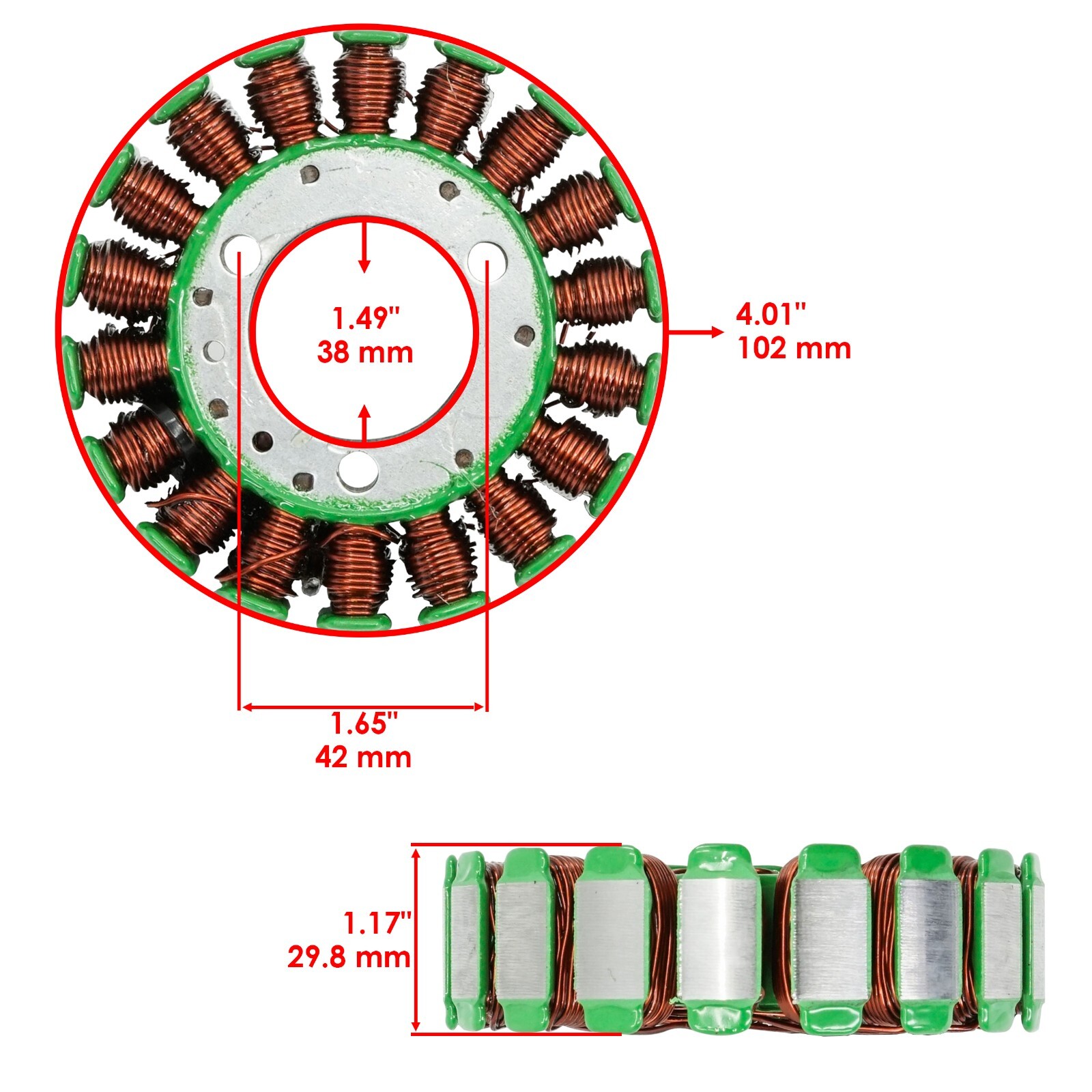 Stator & Gasket for Kawasaki VN750 Vulcan 750 1990 1991 1992 1993-2006 Magneto