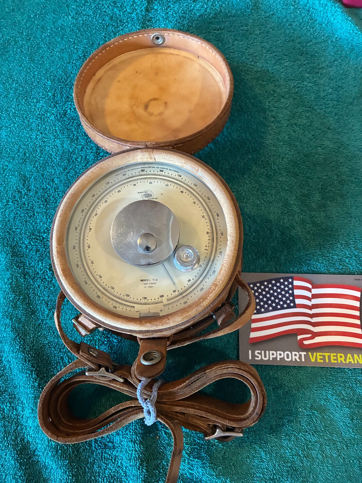 Survey TERRA Altimeter Mo T-2 Made By American Paulin system La, Ca.