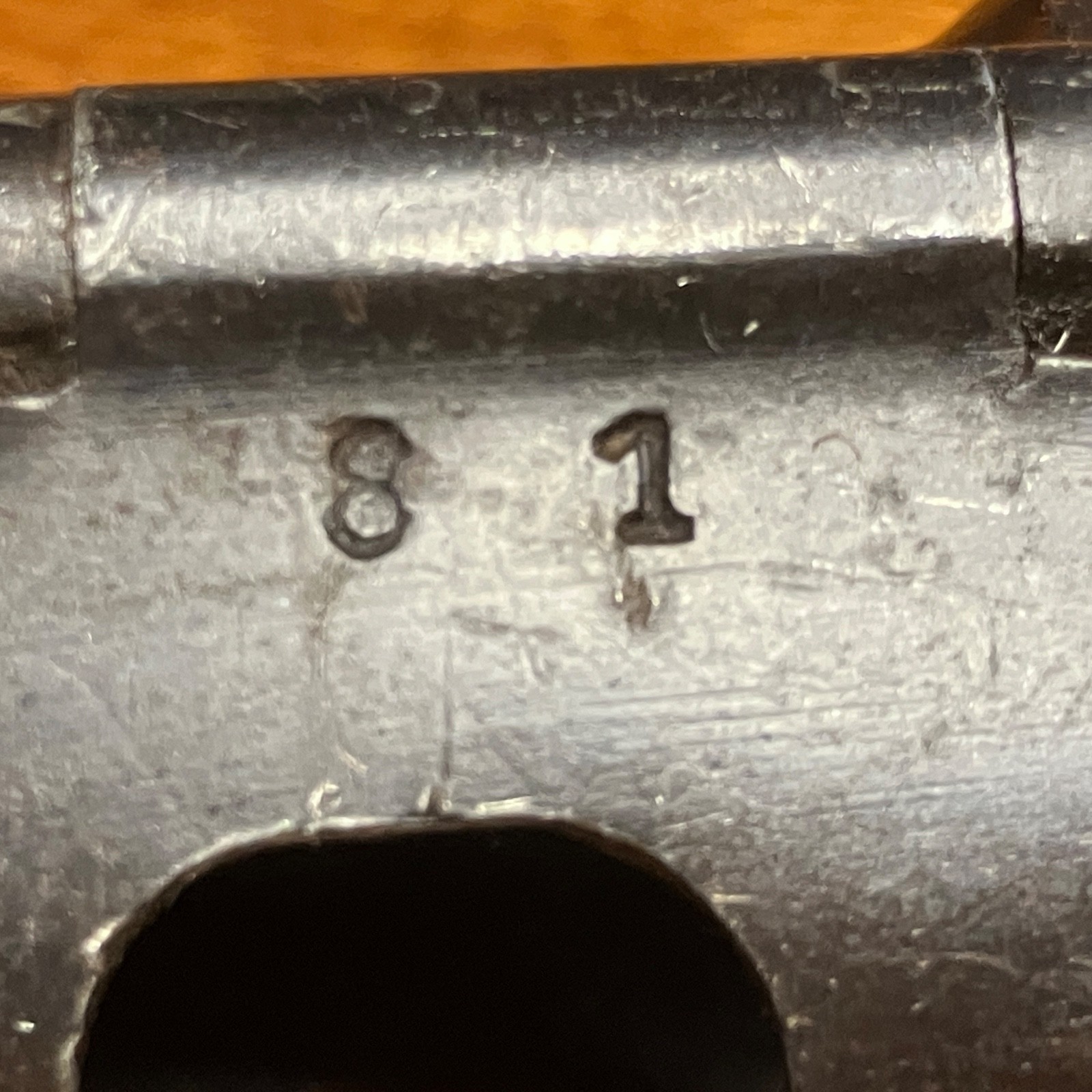 WW1 GERMAN MAUSER KAR 98AZ POLISH KAR 98A FRONT BARREL BAND+SCREW (KAR98-222)