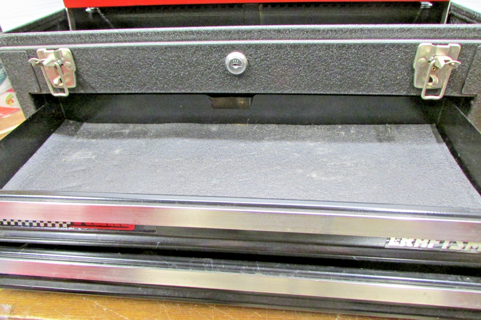 Vintage Craftsman Rally 2 Drawer Tool Box Chest Near Mint. USA.