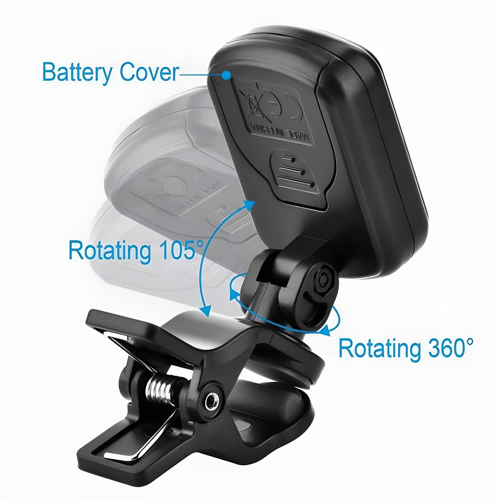 LCD Clip on Chromatic Electric Acoustic Guitar Bass Ukulele Banjo Violin Tuner