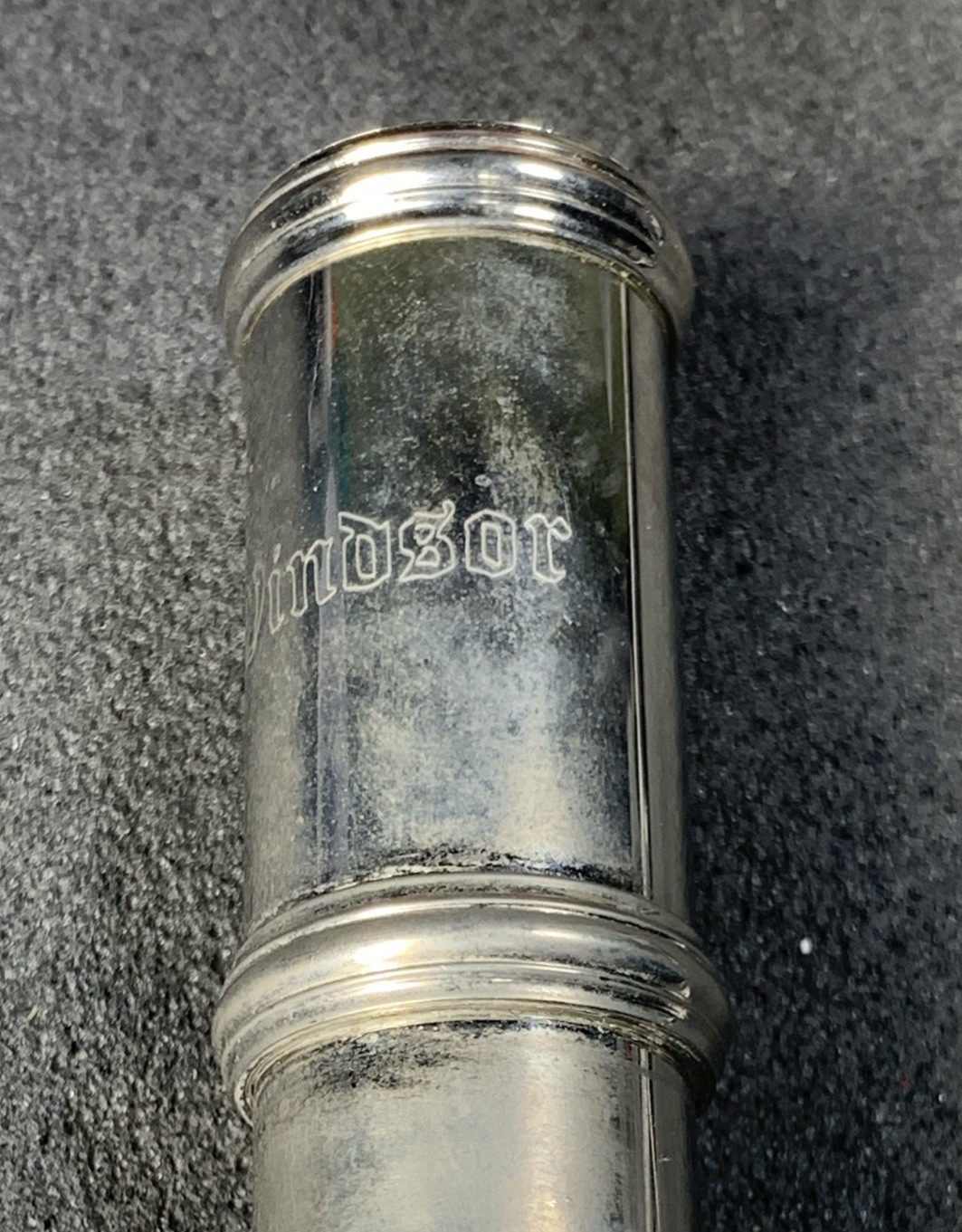 WINDSOR STUDENT FLUTE WITH CASE, “AS IS” PARTS OR REPAIR, DISPLAY PIECE