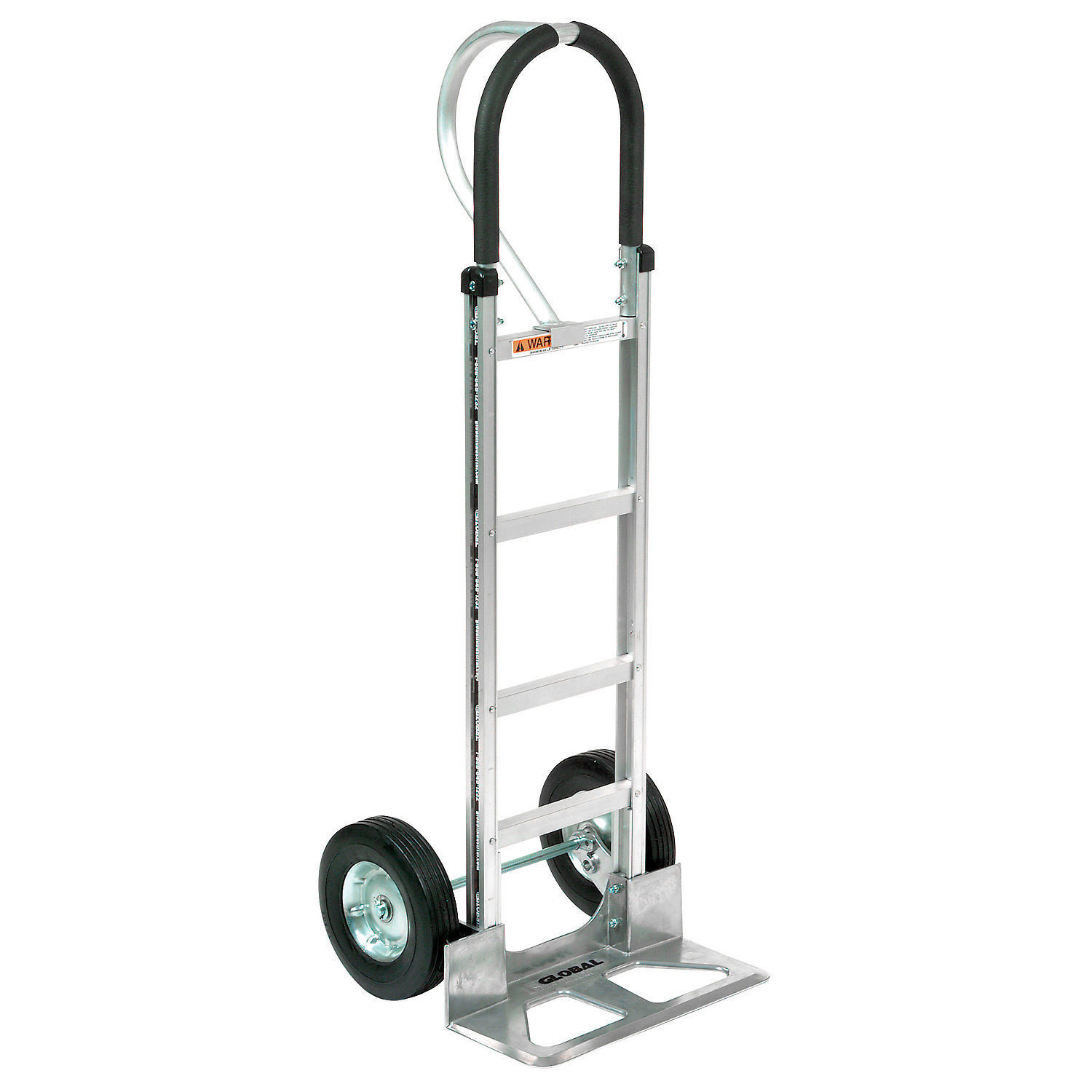 Aluminum Hand Truck Loop Handle Semi-Pneumatic Wheels