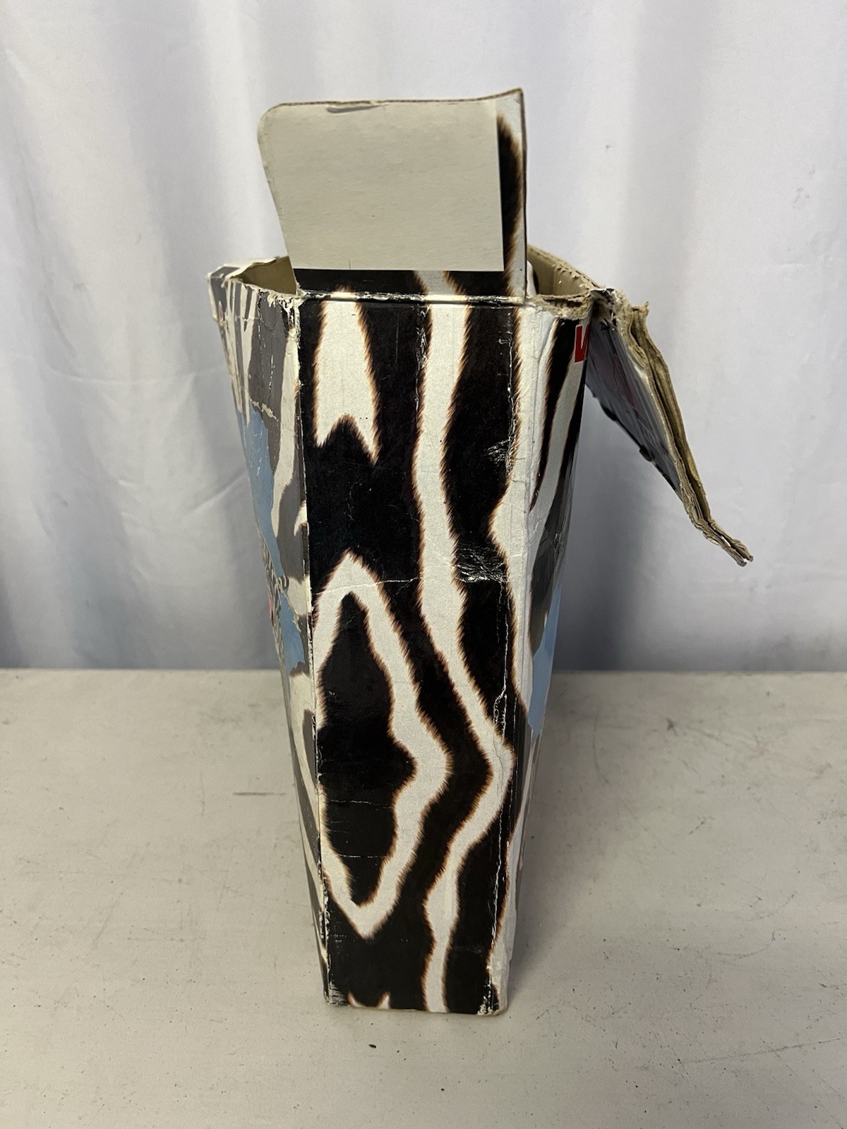 Water Safari Zebra Boat Inflatable Float 90" The Frenry Co Inc Rare VTG 1985