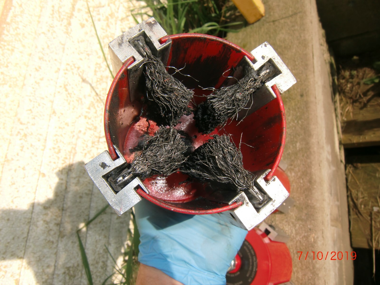 Shipman Bolt and Nut Cleaners 6 Sockets 7 inside nut cleaner more "barely used"