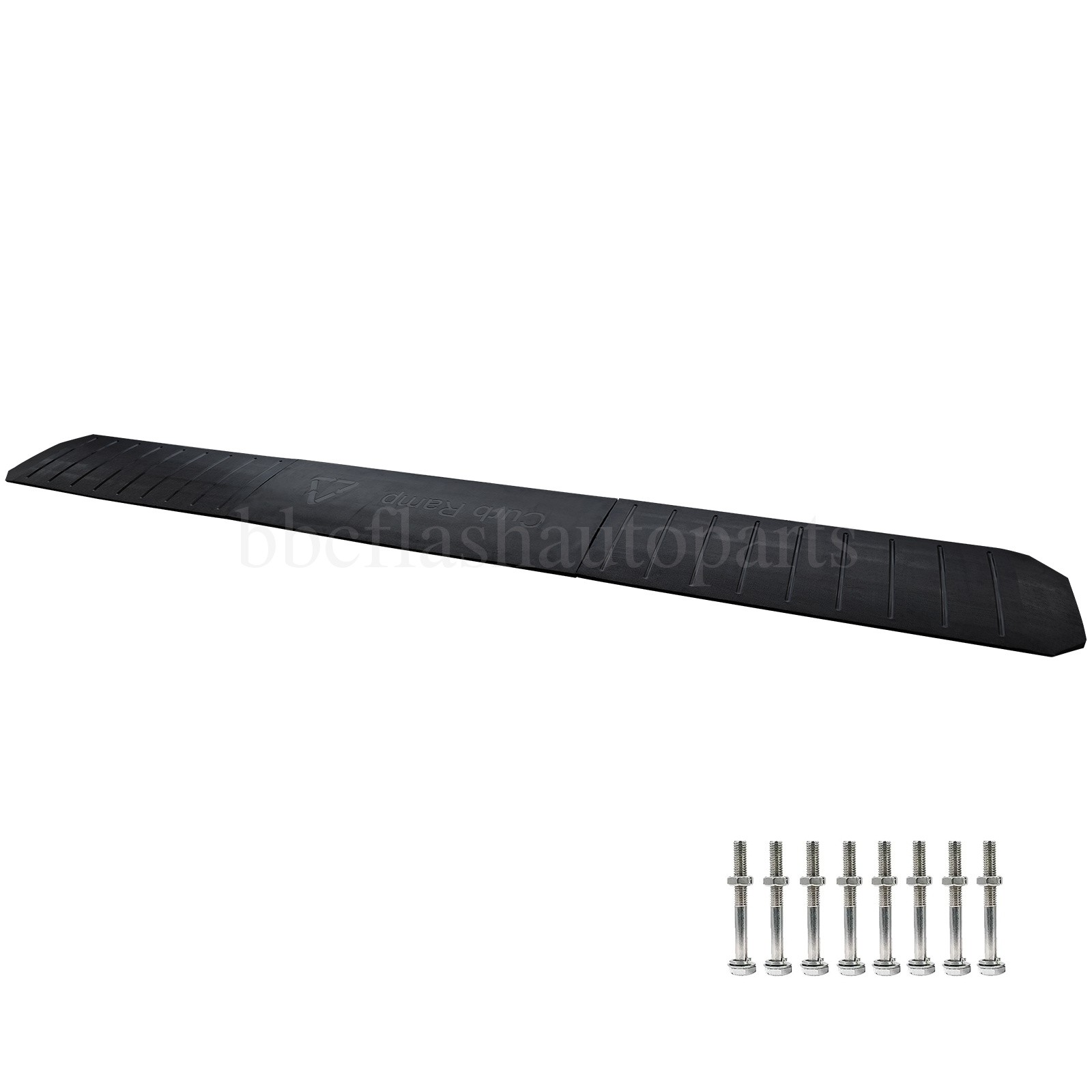 3 Pcs Expandable Driveway Curb Ramps Rubber Threshold for Car Truck SUV