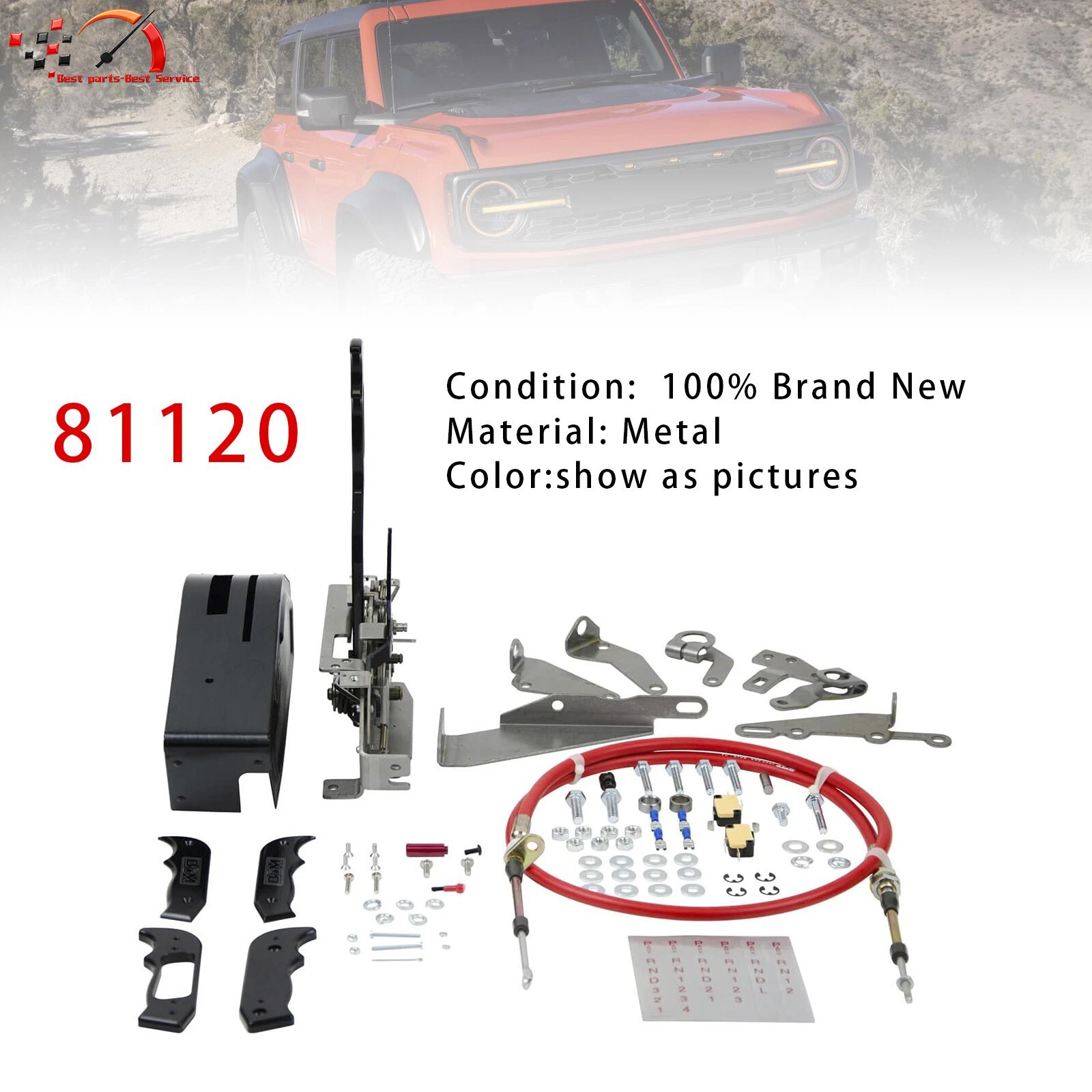 For B&M 81120 Shifter For GM Ford Chrysler Models Stealth Pro Ratchet Universal