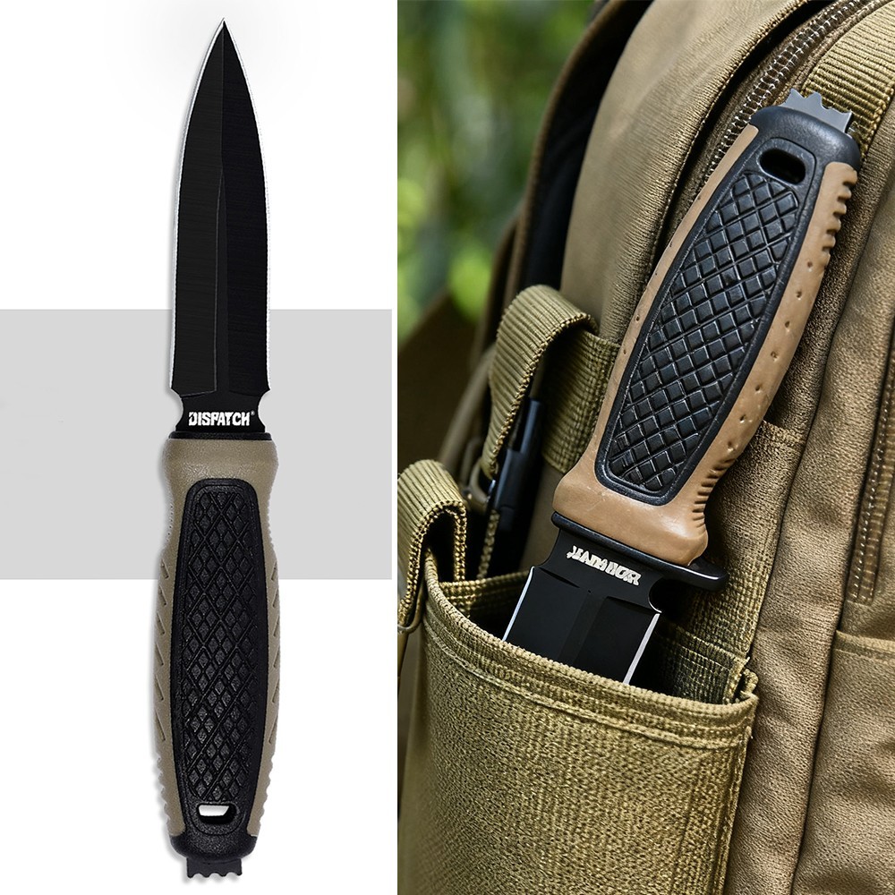 8.7" Double Edge Blade Dagger Fixed Blade Knives with Sheath Self-Defense Knife