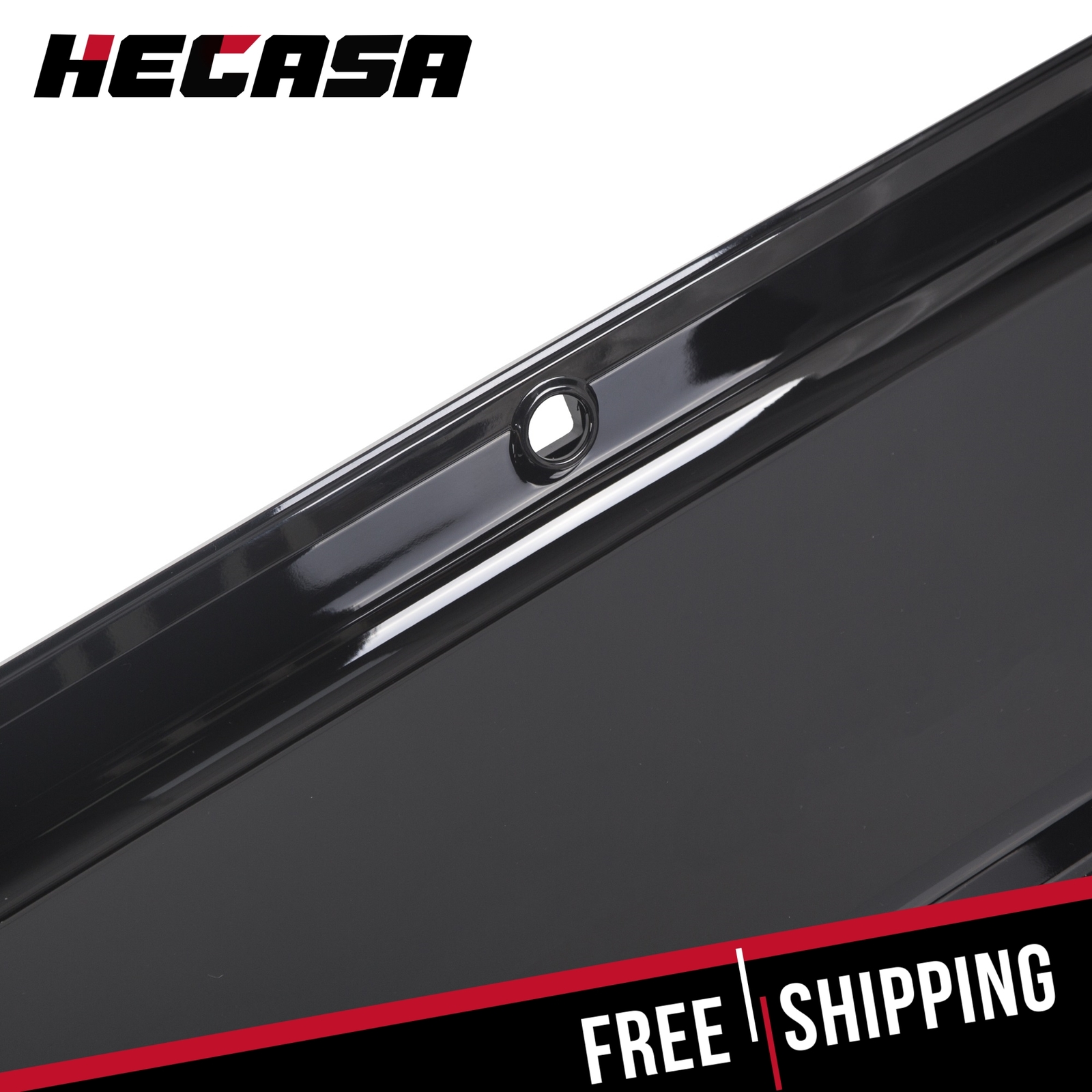 For 2015-2023 Ford Mustang GT Gloss Black Rear Trunk Deck Lid Panel Trim Cover