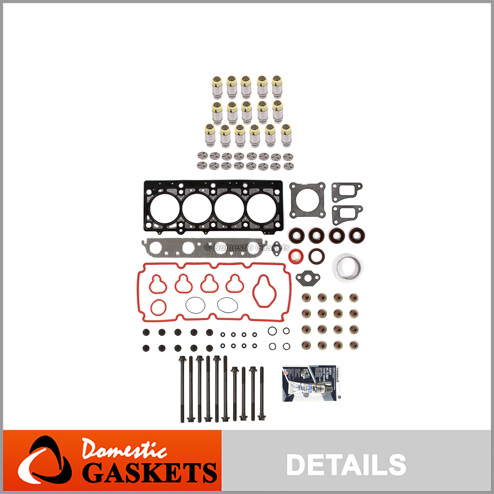 Head Gasket Set Bolts Lifters Fit 99-05 Chrysler Dodge Stratus Plymouth 2.0