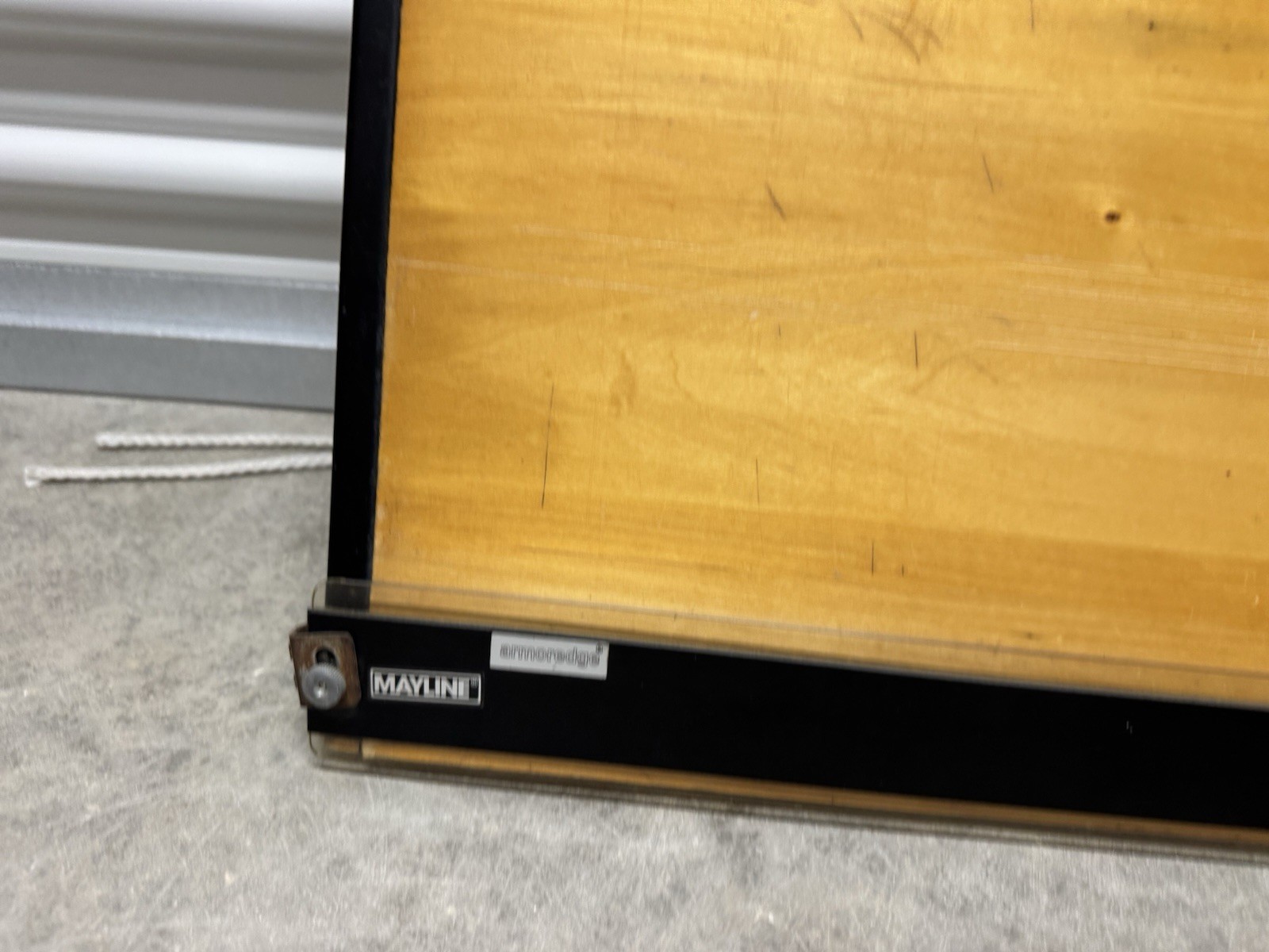 Vintage MAYLINE 20" x 30" Portable Wood Drafting Table Top