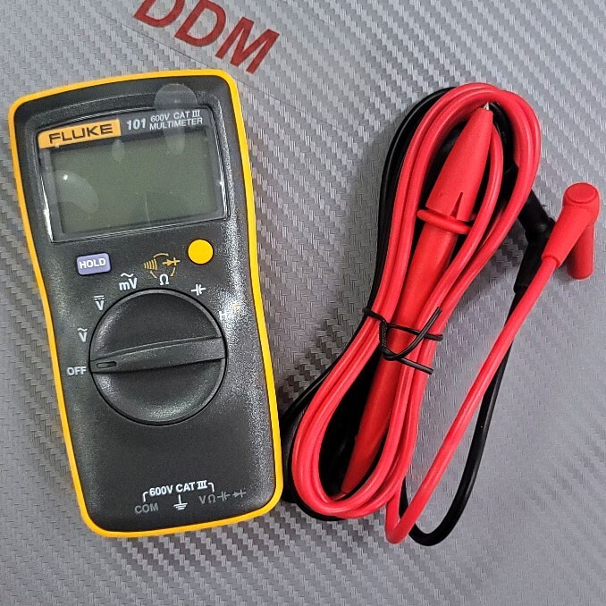 FLUKE-101 Basic Digital Multimeter Pocket Portable Meter AC DC Volt Tester