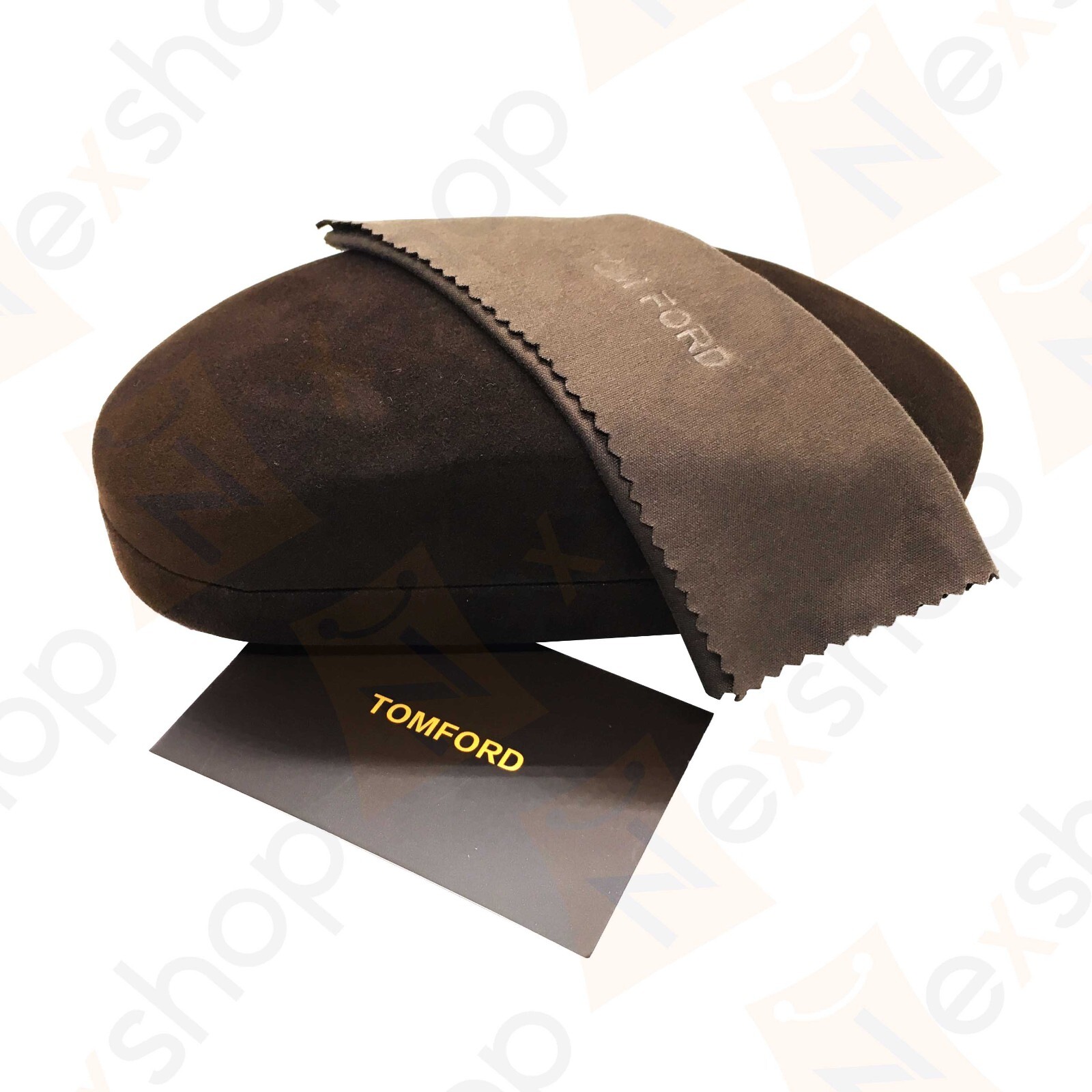 Tom Ford Eyeglasses Sunglasses Medium Velvet Hard Case w/ Clean Cloth & GiftBox