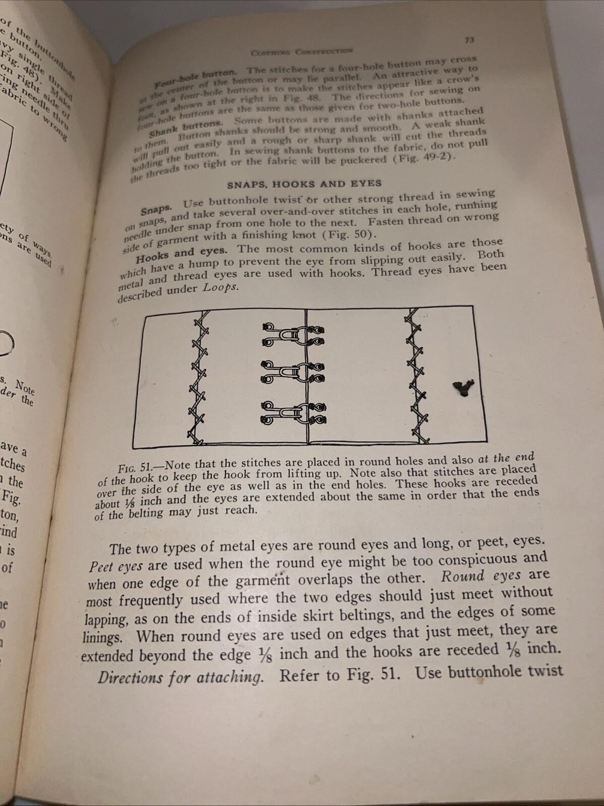 Clothing Construction Mary C. Whitlock 1933 Vintage Sewing Dressmaking Pattern