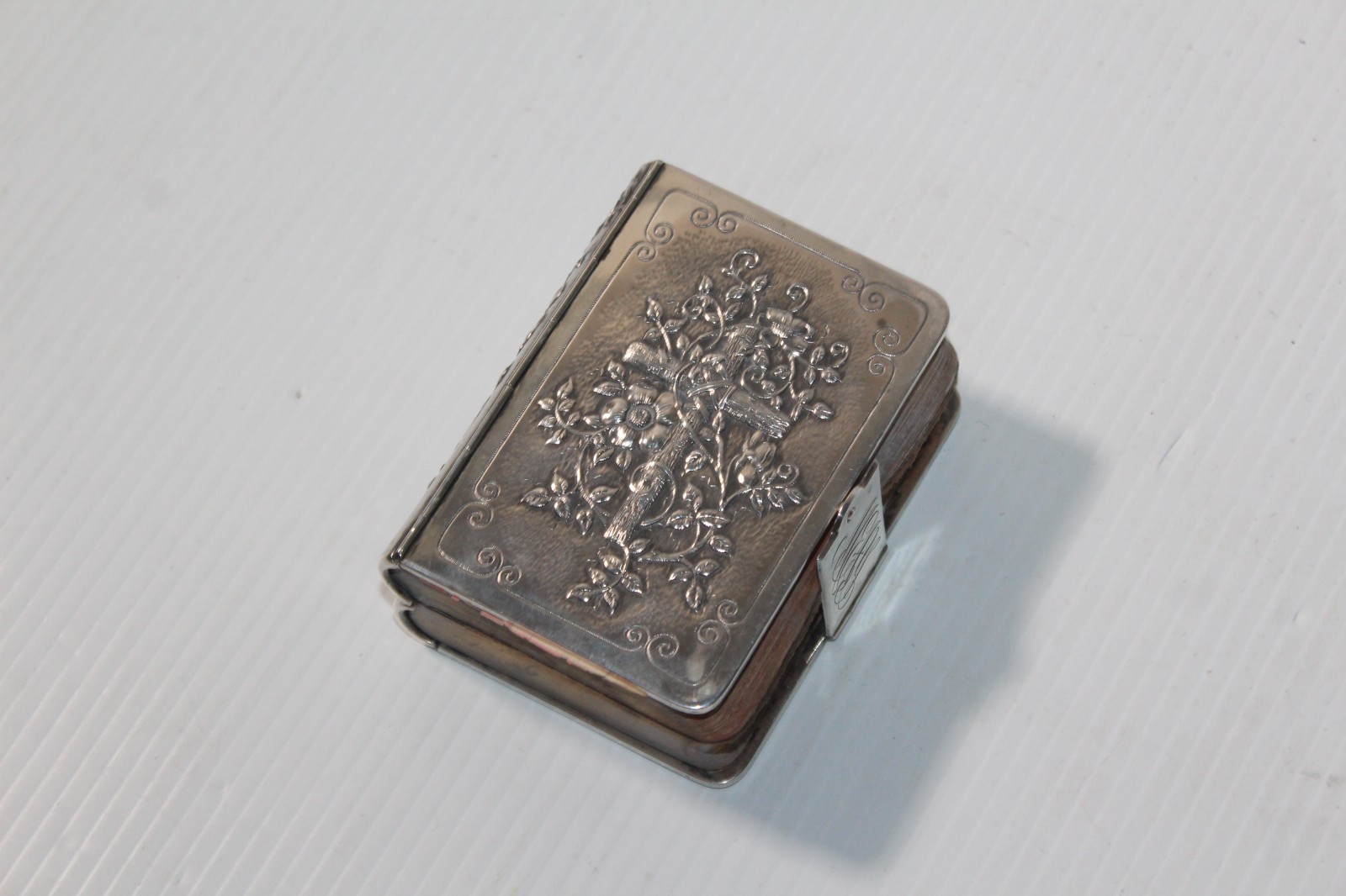 Vtg Sterling Silver .925 Cover Book Of Common Prayer 1892 & Hymns