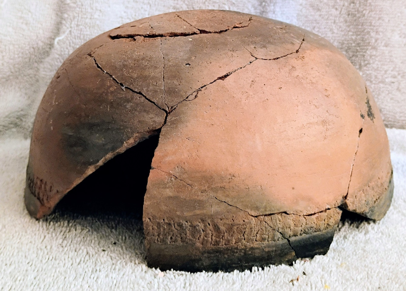 Great Antique Ancestral Pueblo Onion Skin Bowl