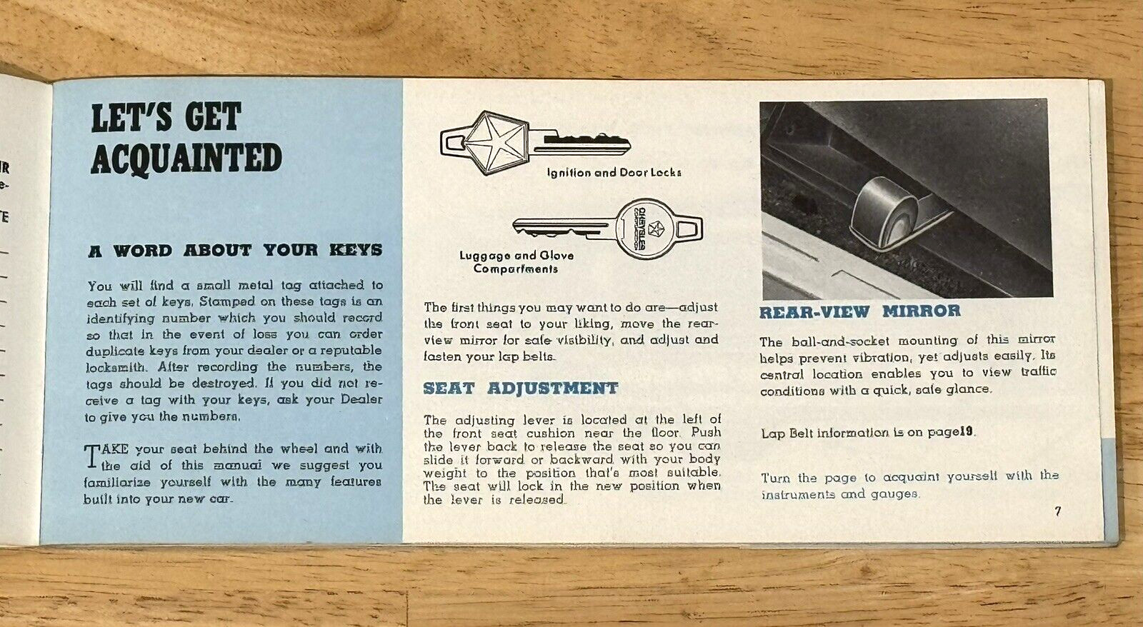VINTAGE ORIGINAL 1966 PLYMOUTH BELVEDERE OPERATING INSTRUCTIONS OWNER MANUAL