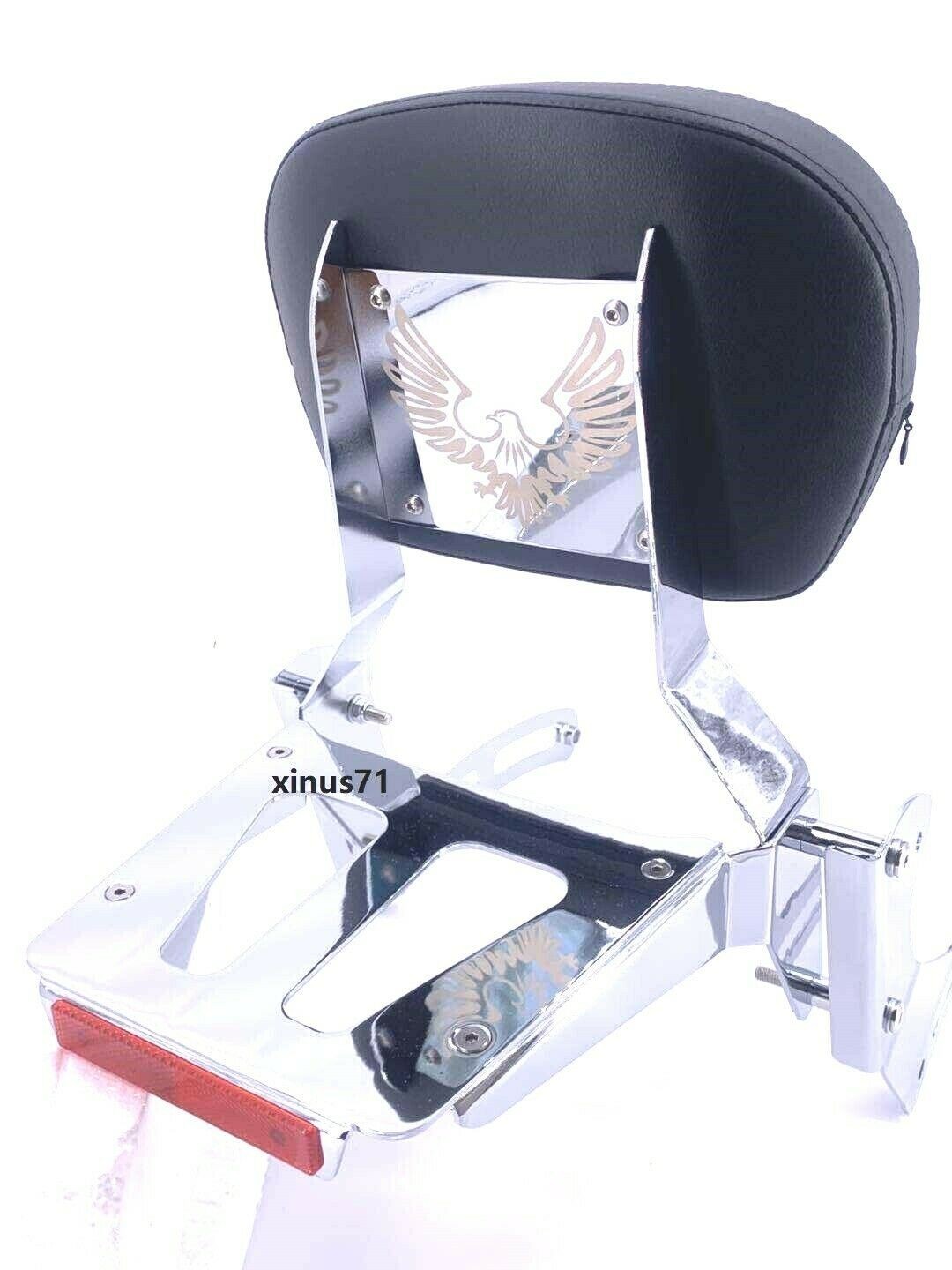 Sissy Bar Backrest & Luggage Rack Kawasaki Vulcan 900 Classic & Custom 09 to 25