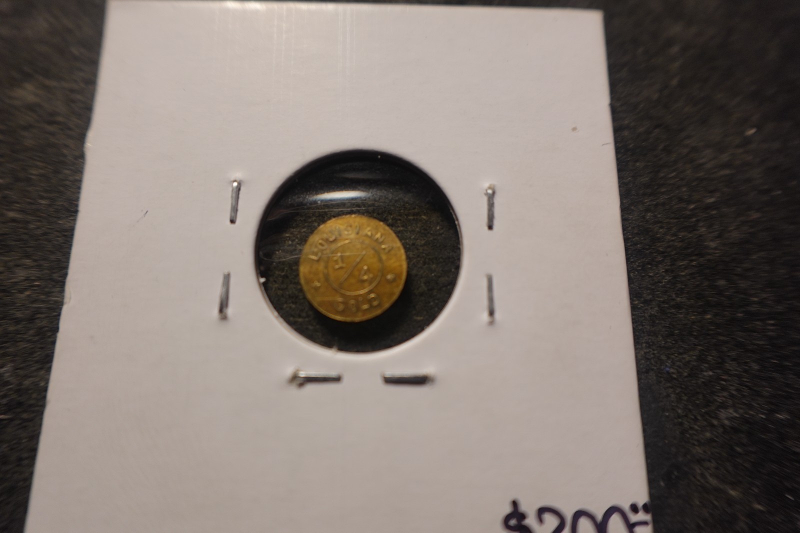 1904 1/4 Gold Louisiana Purchase Exposition Coin AU Almost uncirculated PSC