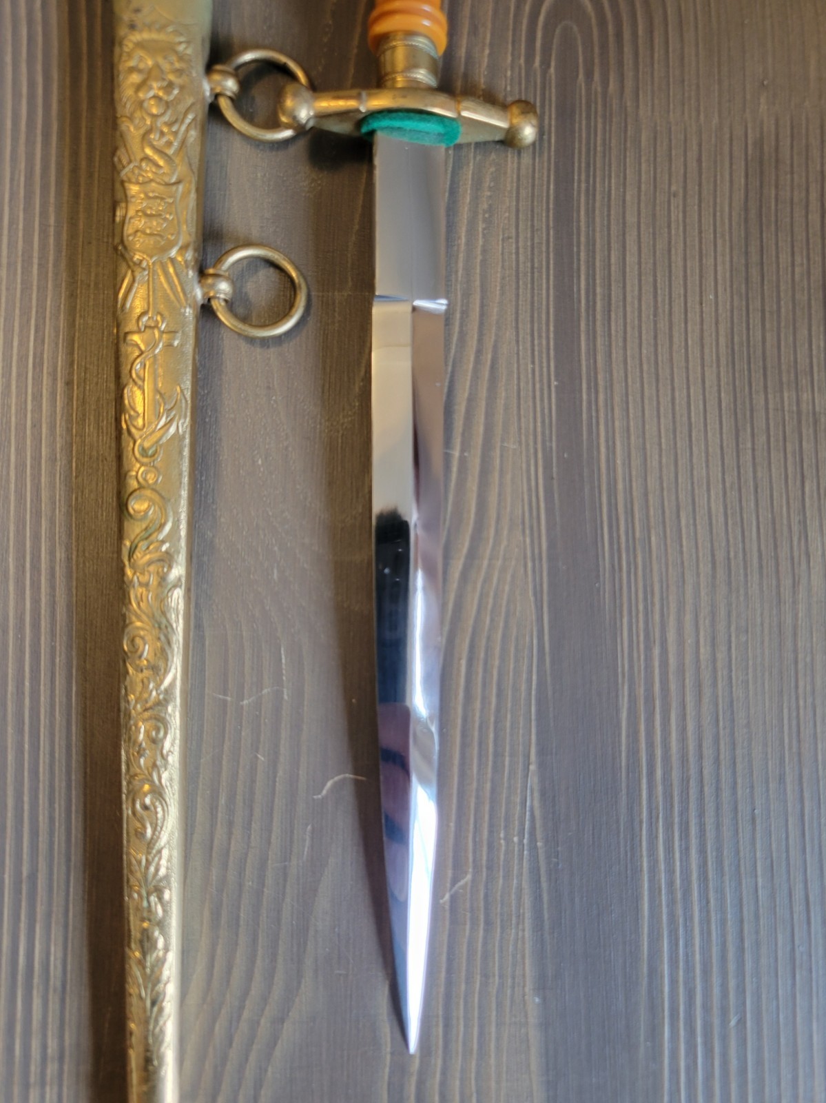 EXCELLENT! World War II Dutch Navy Officer's Ceremonial Dagger by Horster