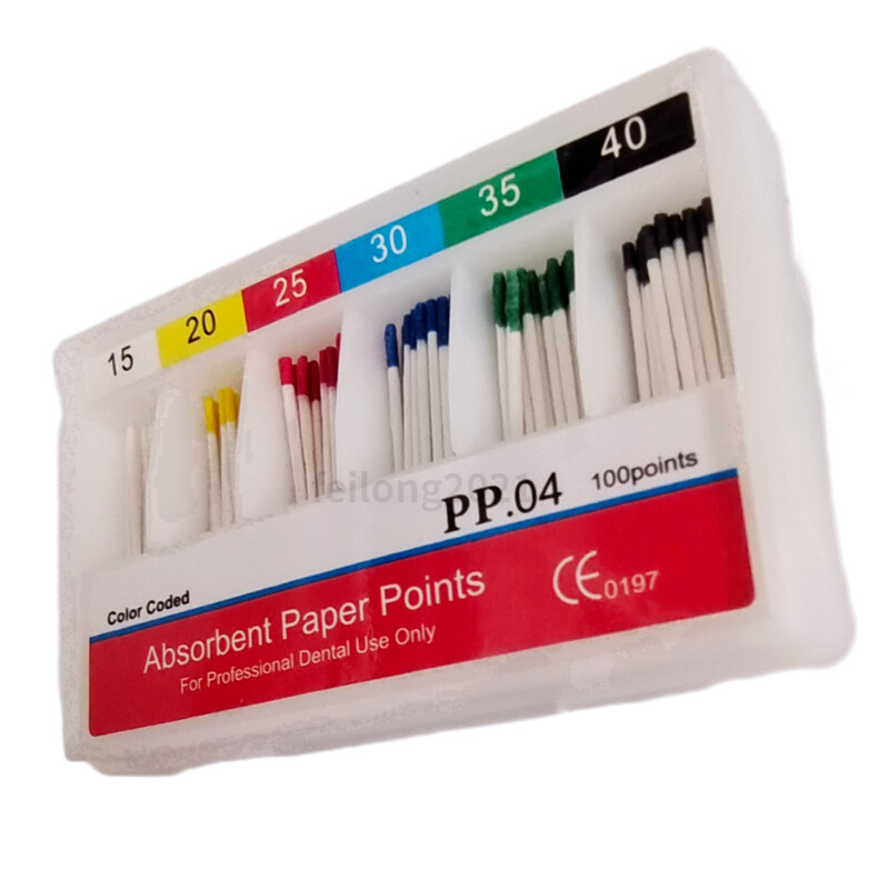 Endo Absorbent Paper Points Taper .04 #15-40#