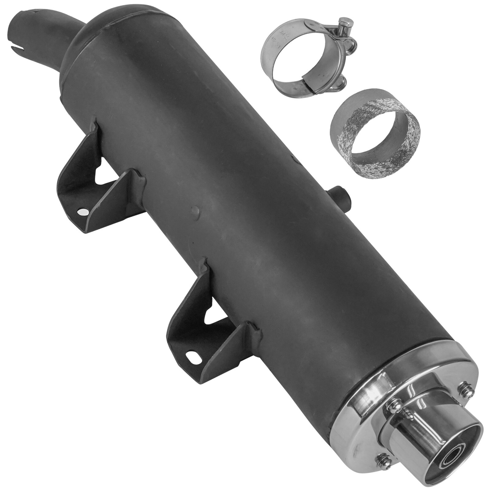 Exhaust Muffler W/ Spark Arrester for Yamaha Raptor 660R YFM660R 4X4 2002-2005