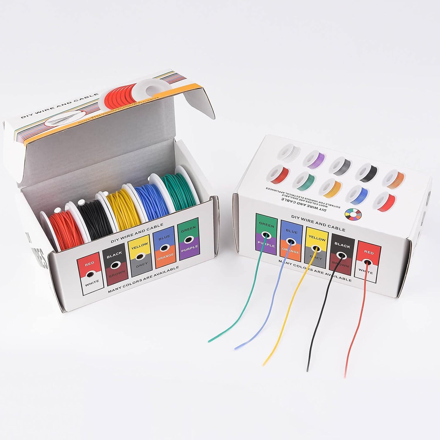 OD:0.8mm 30 AWG Stranded Electrical Wire 30 Gauge Tinned Copper Wires Flexible