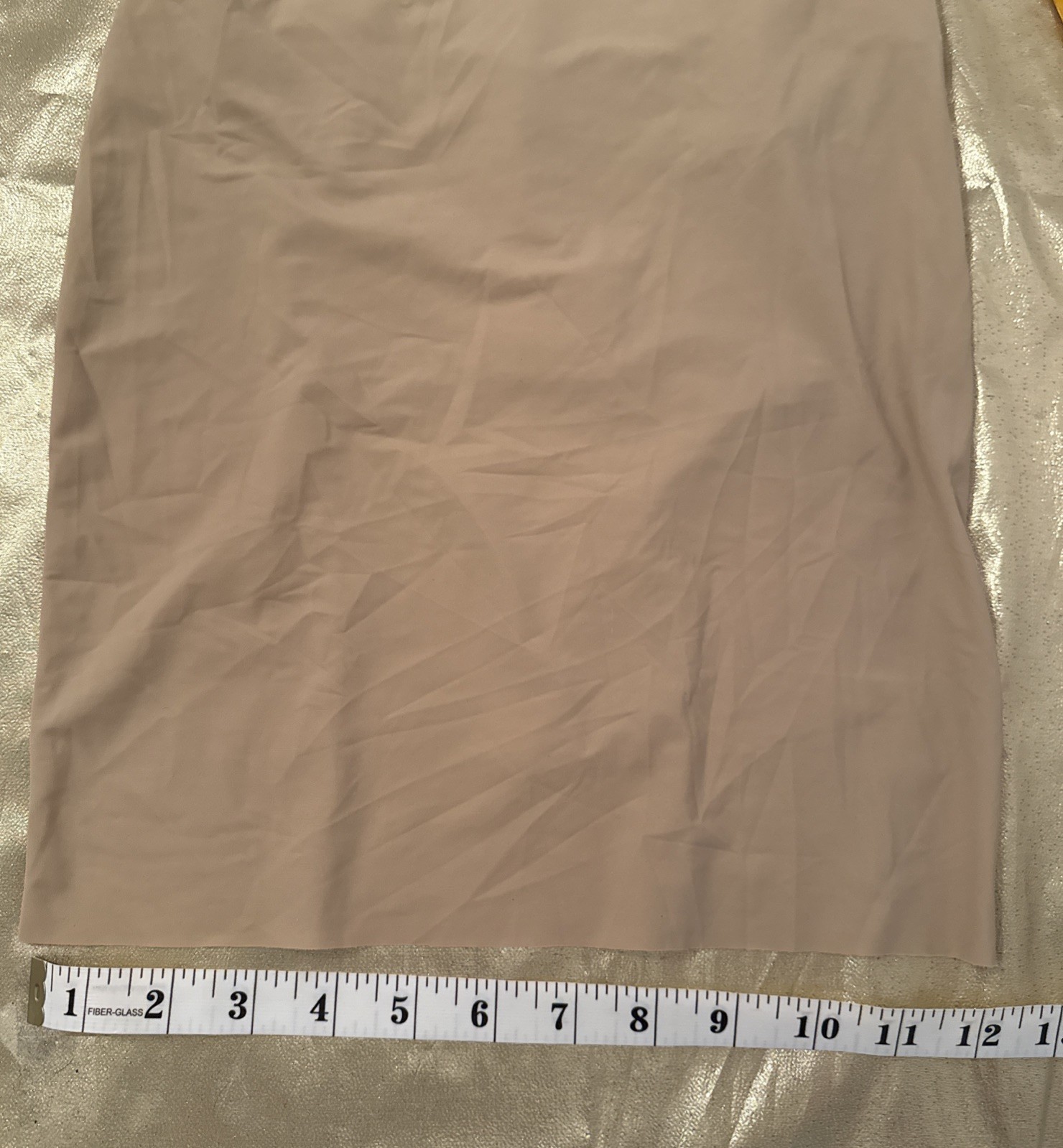 NWT Madenform Wear Your Own Bra Slip Built in Panty Firm Control Beige Size M