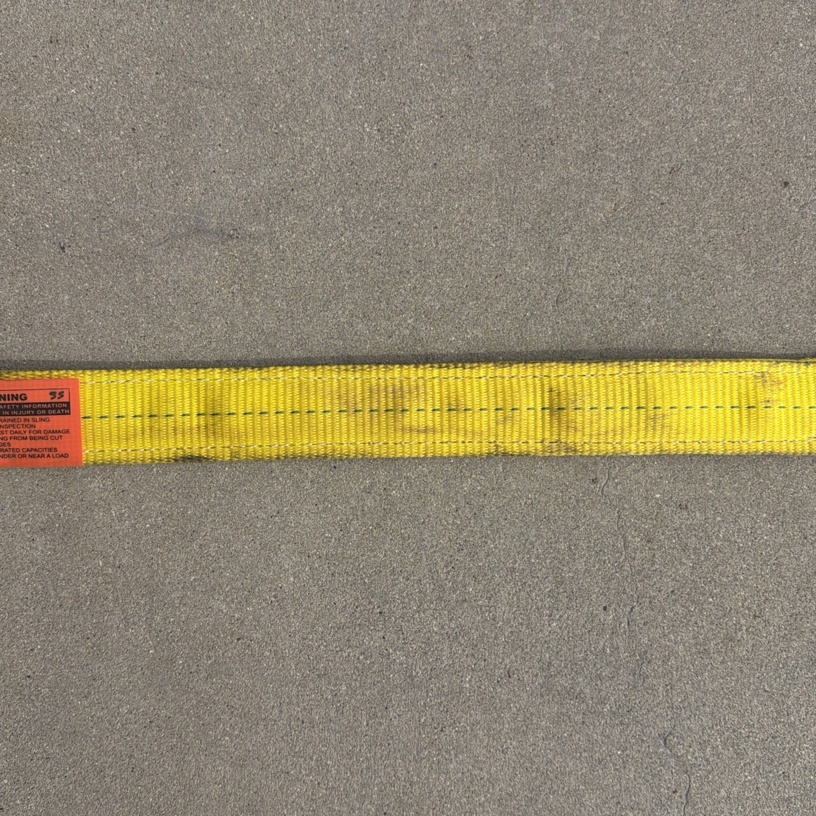 LiftAll Eye x Eye Polyester Web Sling 5' x 2" Wide 6400lb Vertical Cap. EE2802D