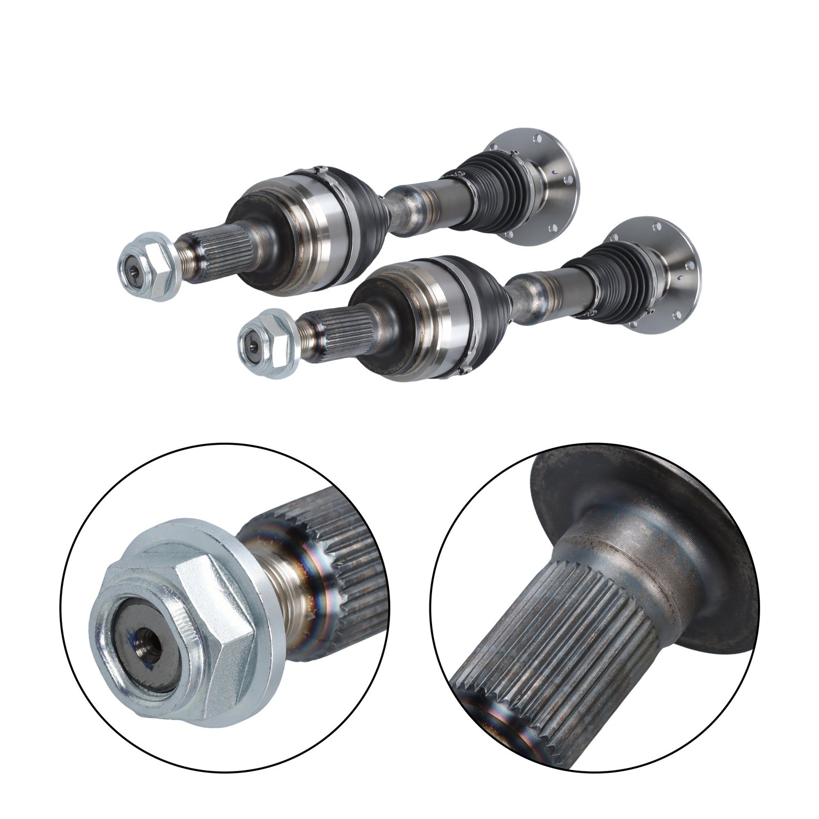 2× Extended Travel CV Axle Assembly Front For Chevy Silverado 1500 GMC Cadillac