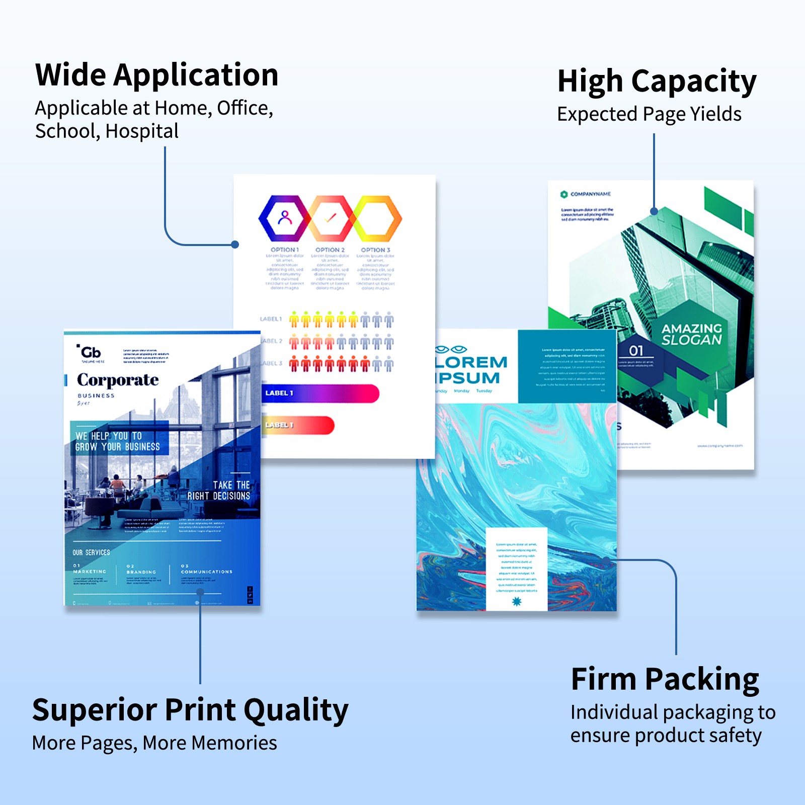 232XL Ink Replacement for Epson XP-4200 XP-4205 WF-2930 WF-2950 Printer (4-Pack)