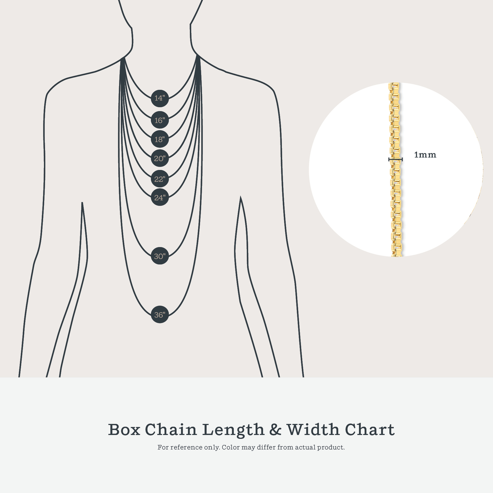 18k Gold Plated .925 Sterling Silver 1mm Box Chain Necklace 12 - 40 inches!