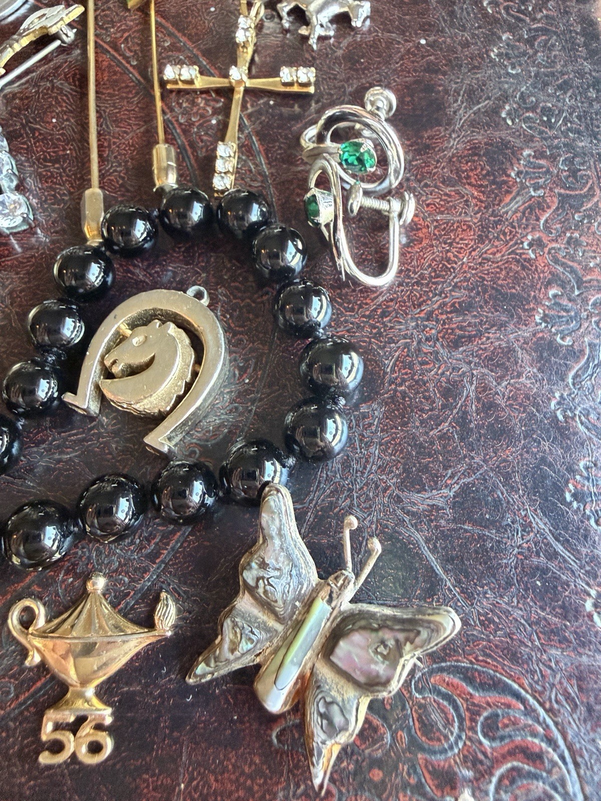 Victorian To Vintage Jewelry Lot Gold Filled And Sterling Some For Repair Craft