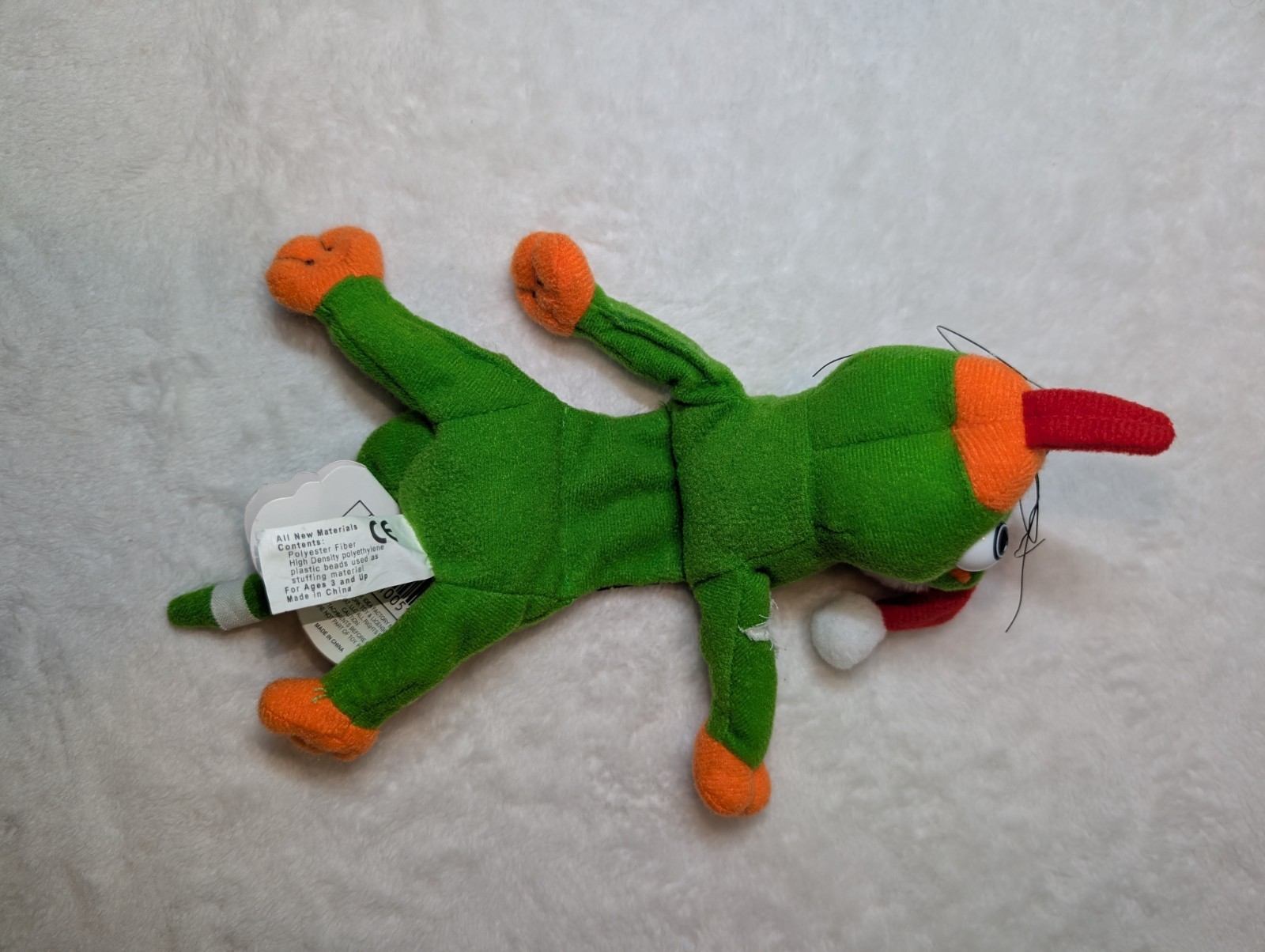 Vintage 90s Meanies Plush Lot 3 Holiday Valentine's Day , Xmas Stocking Stuffers