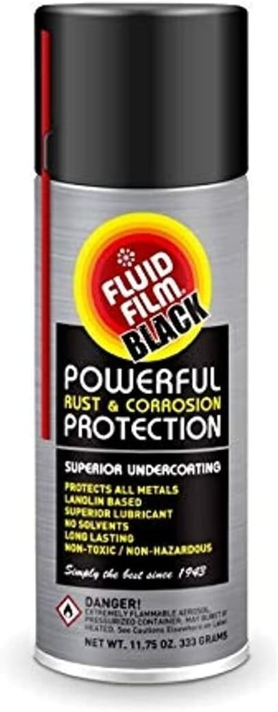 3 PACK!! Fluid Film Black AS11B Undercoating Protection Rust Inhibitor Spray Can