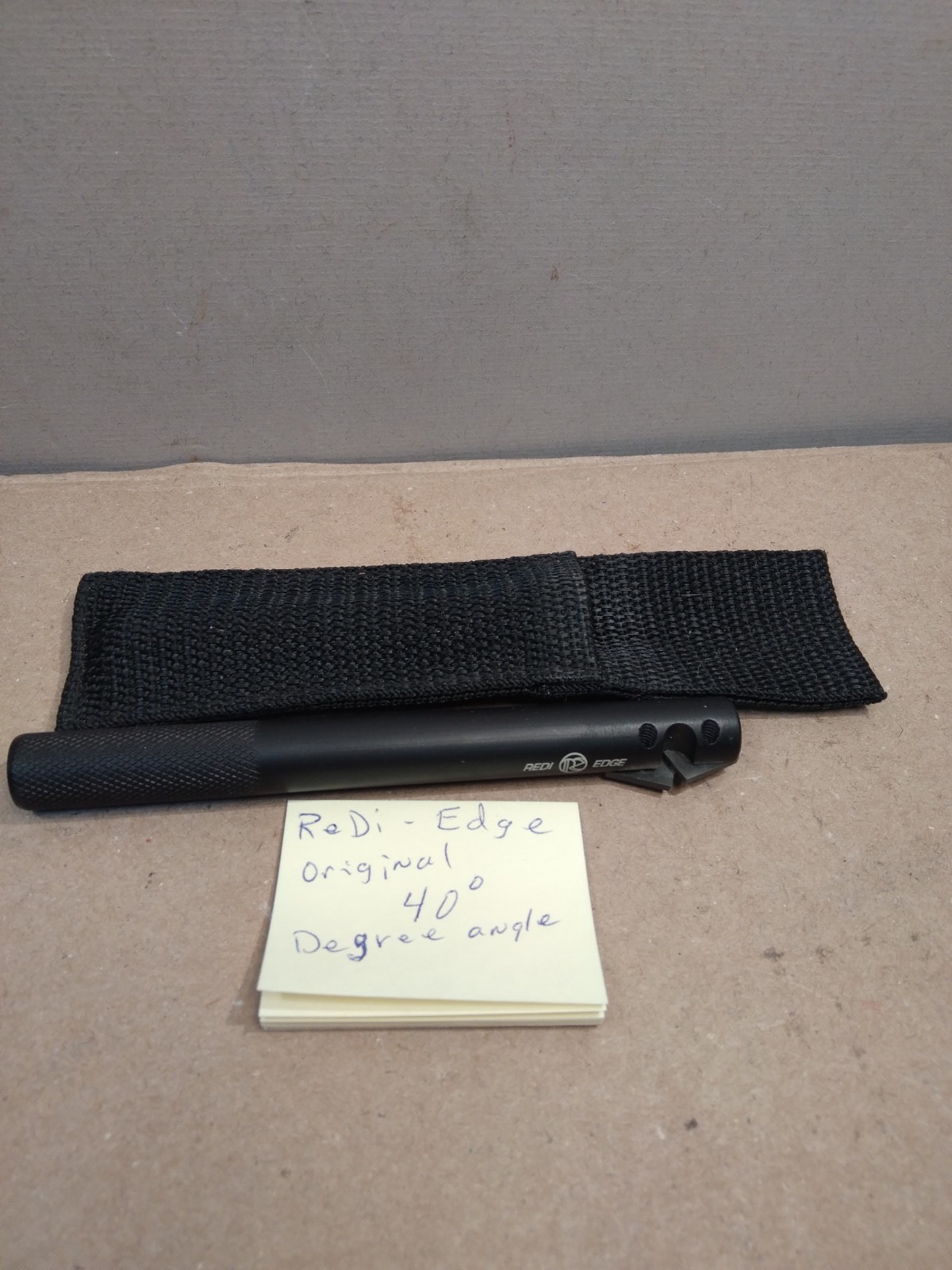 Redi-Edge Original Knife Sharpener 40 Degree Angle Black