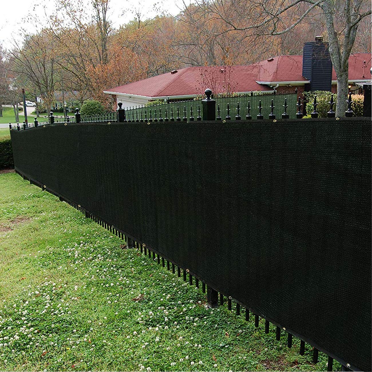 6 feet x 50 feet Privacy Screen Fence Heavy Duty Fencing Mesh Shade Net Cover...