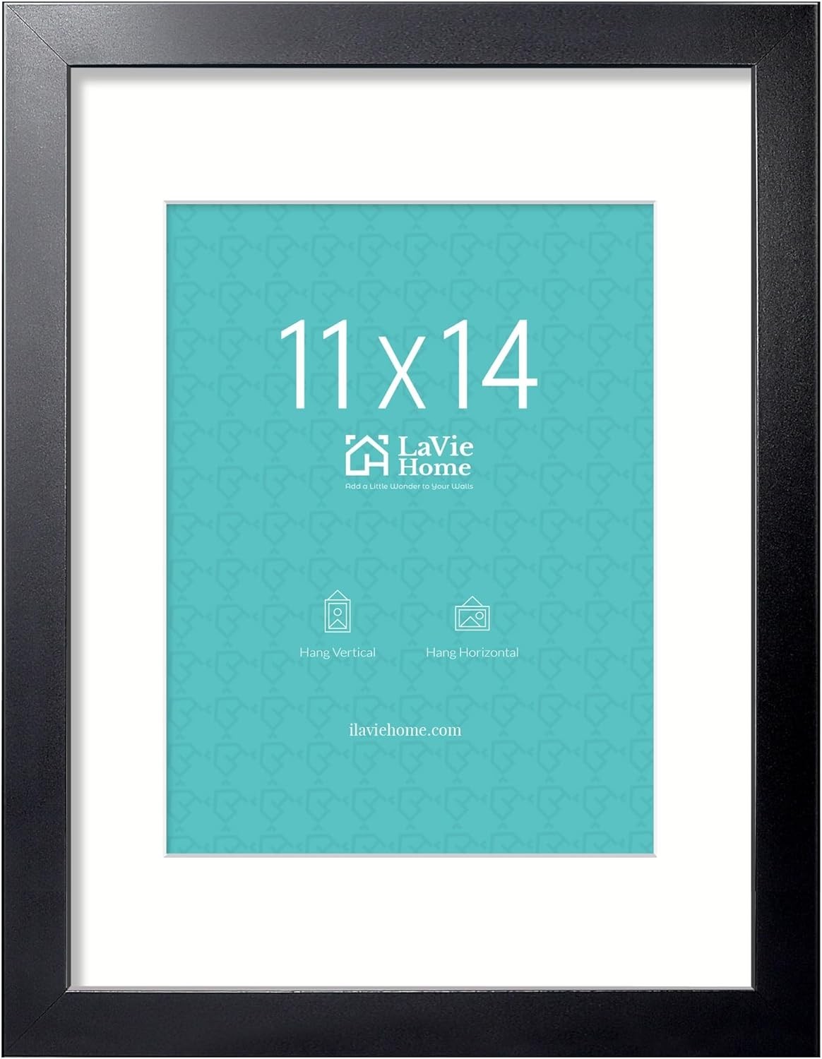 11x14 Picture Frame Black Poster, Frame Wood Photo Frame, Display Wall Mounting