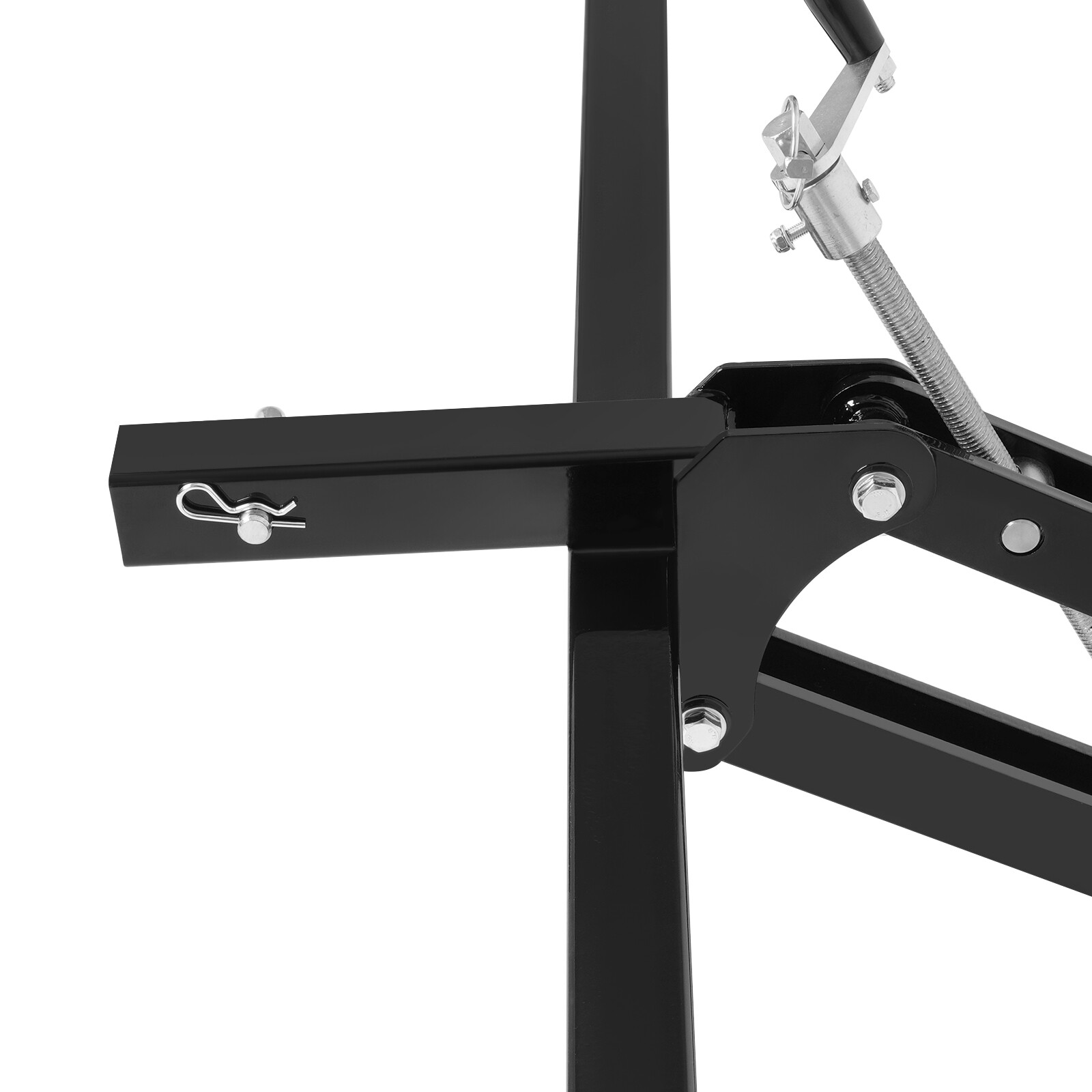 Black Manual Quick Implement Lift 50 Inches For ATV / UTV with 2" Receiver