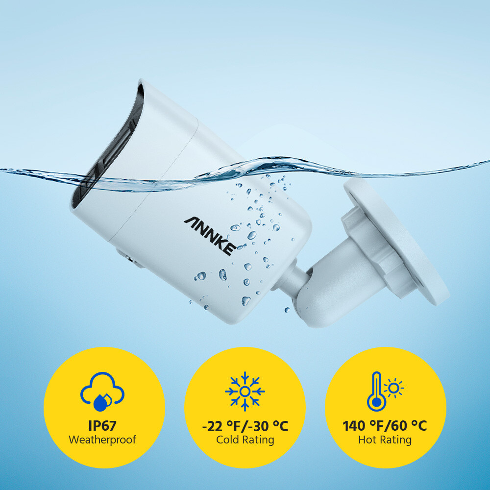 ANNKE 12MP 8CH NVR POE Security Camera System 4K Audio Recording AI Color Night