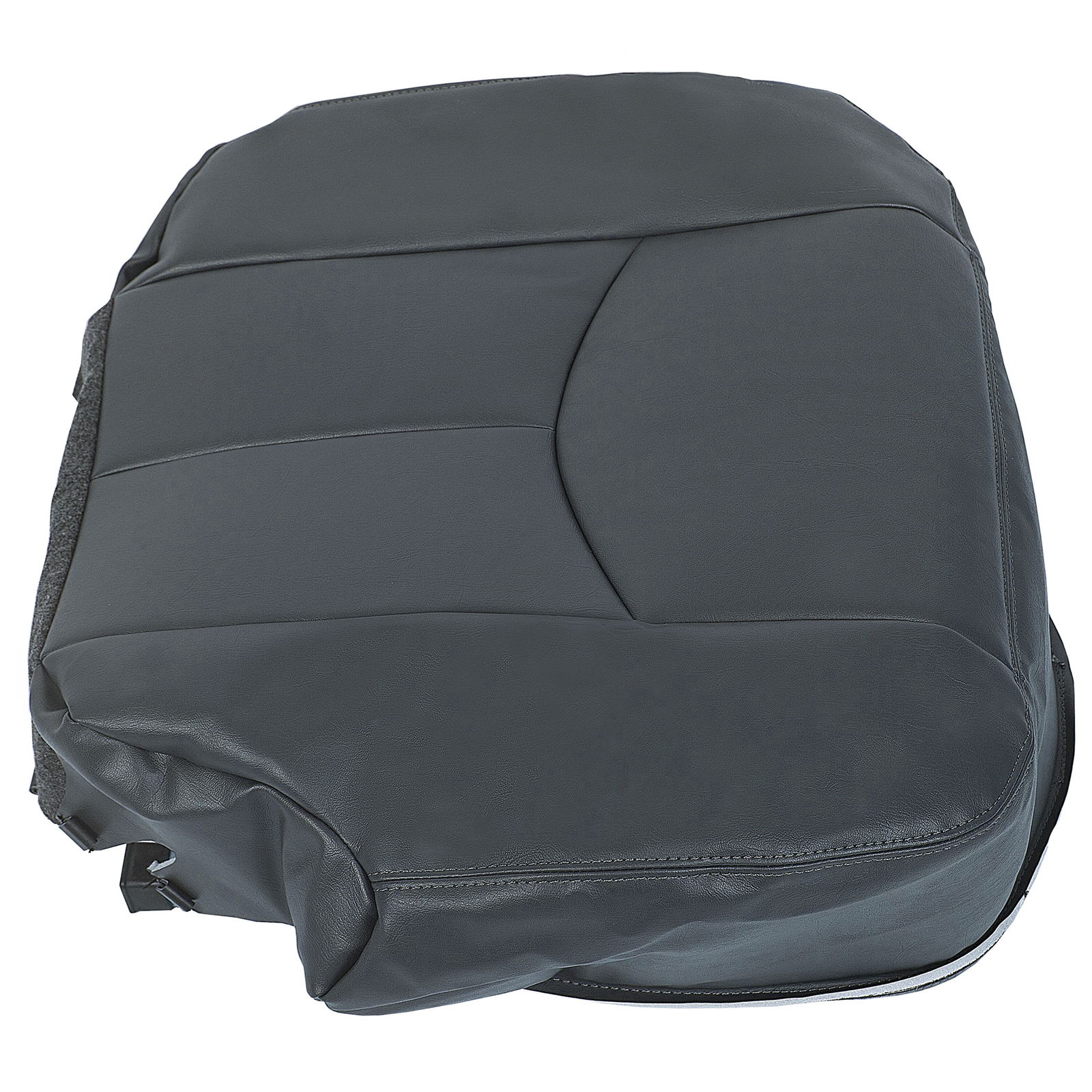 For 2003-2007 Chevy Silverado 1500 2500 HD Driver Bottom Seat Cover Dark Gray