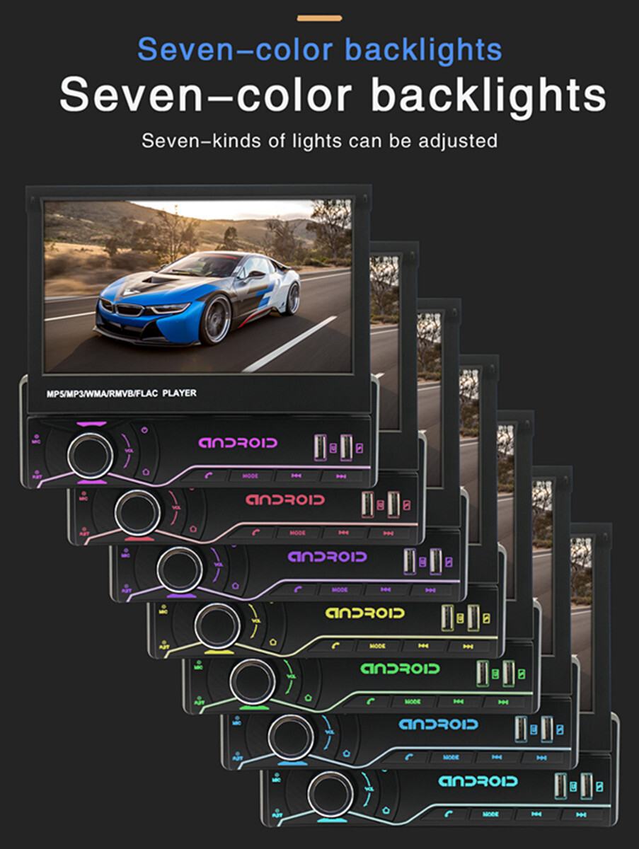 Stereo Car Radio For Carplay GPS Bluetooth Touch Screen Video Player Mirror Link